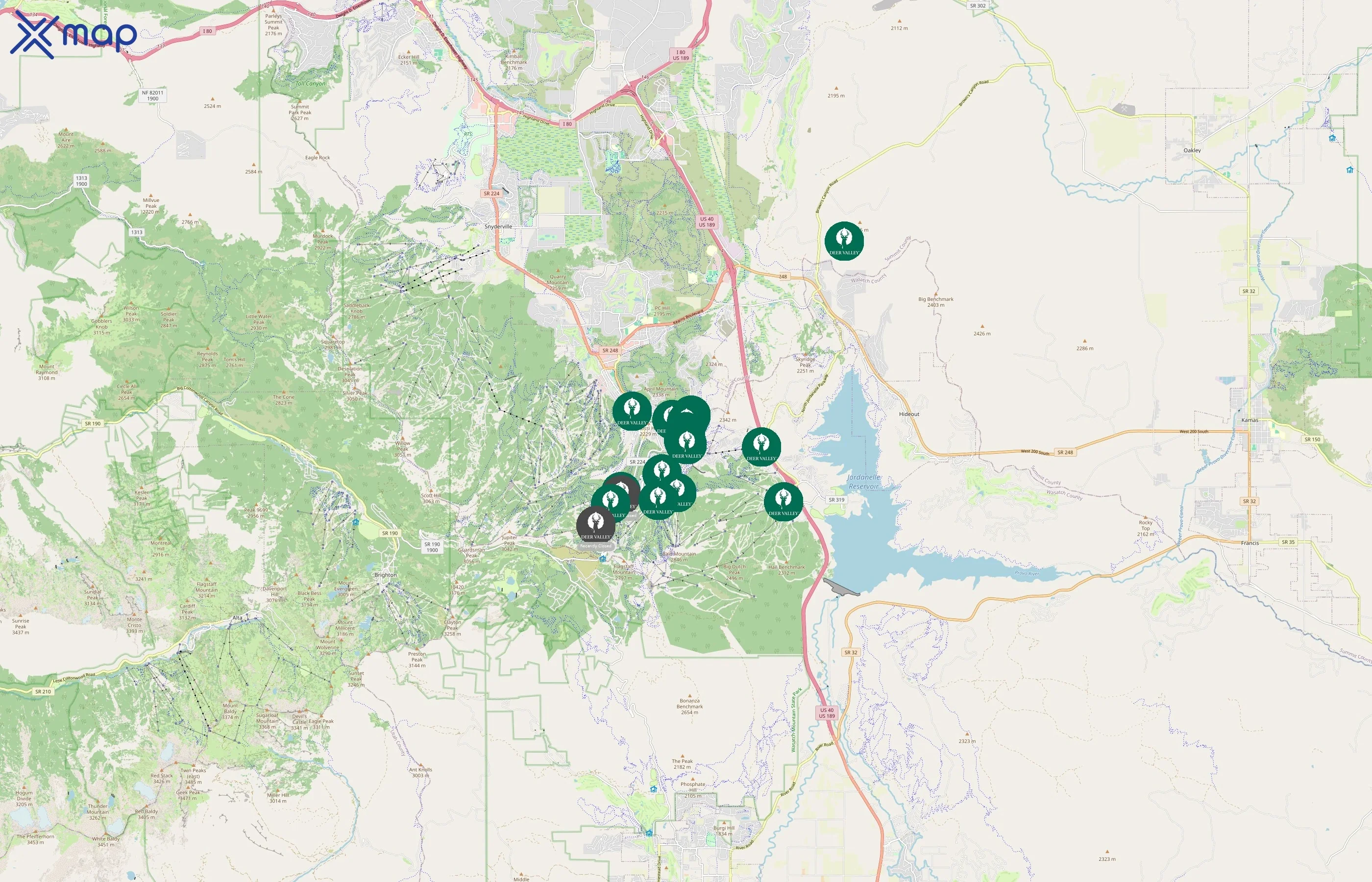 Deer Valley Resort area coverage