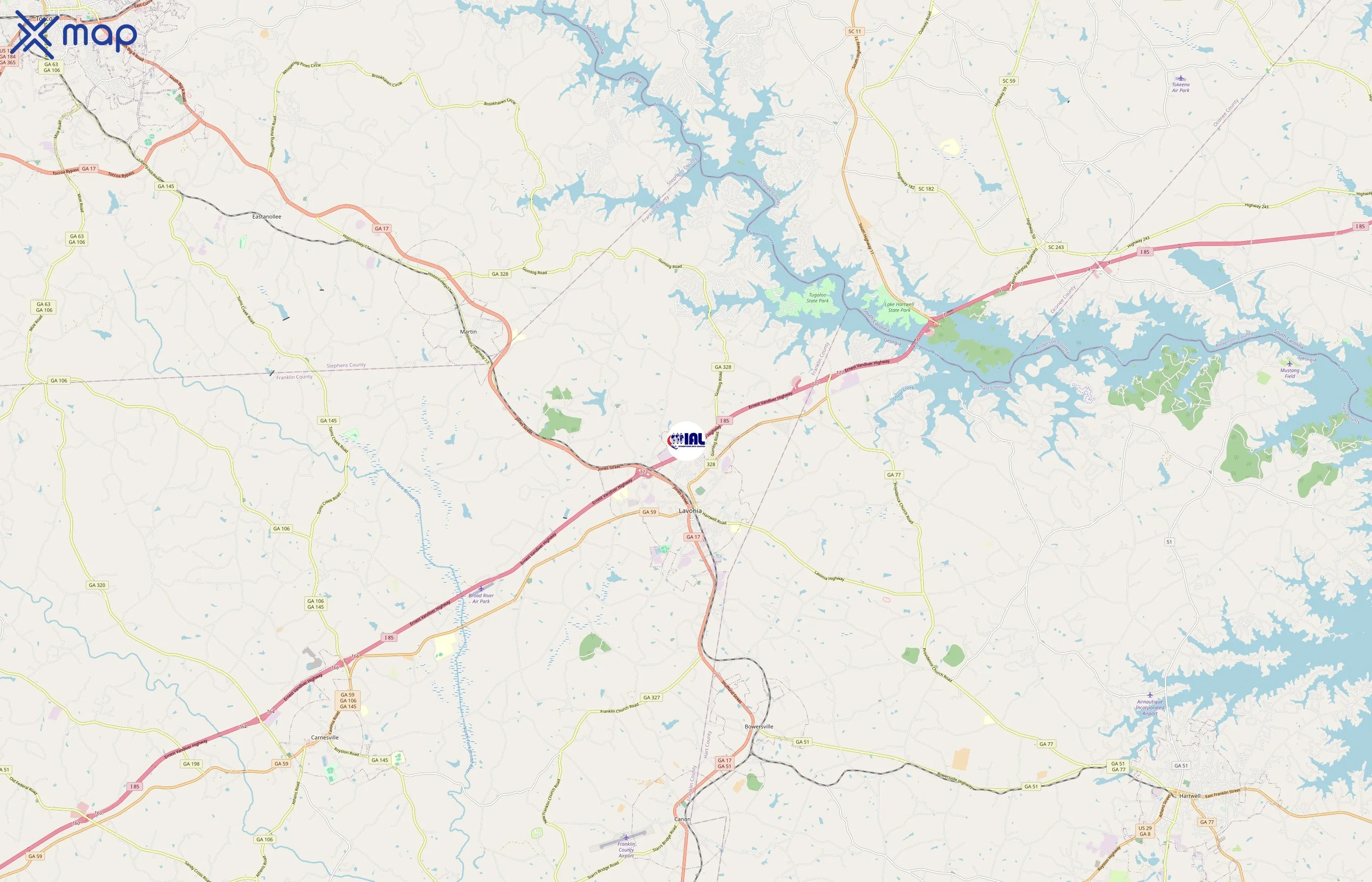 International Auto Logistics area coverage