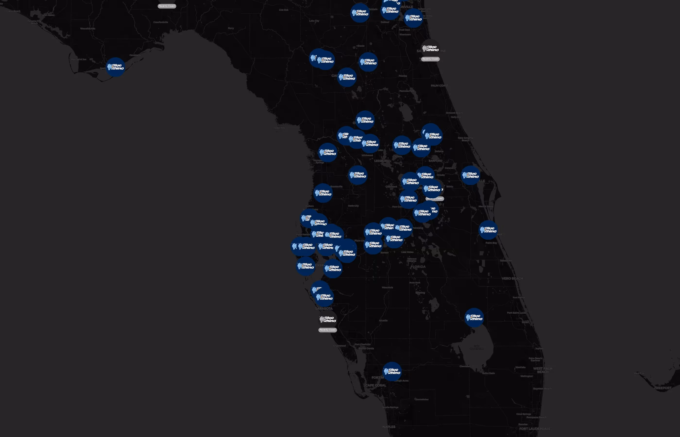 Blue Rhino city distribution