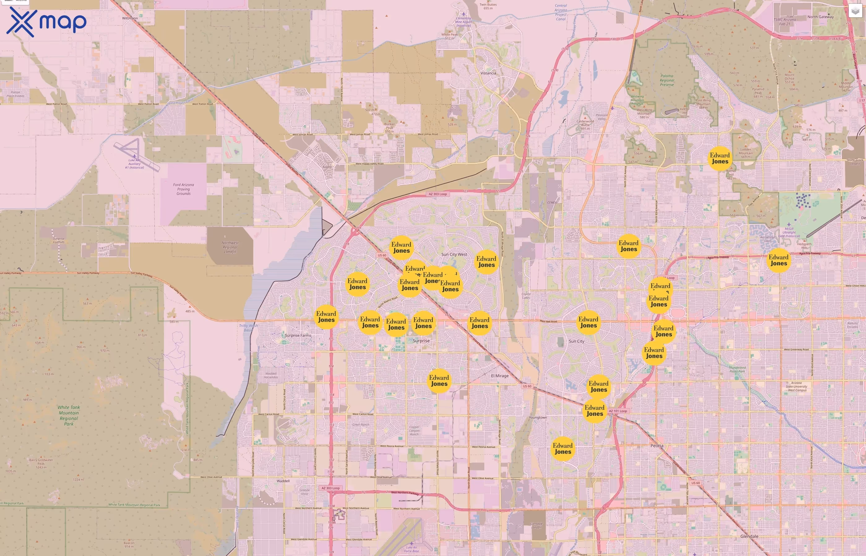 Edward Jones traffic data