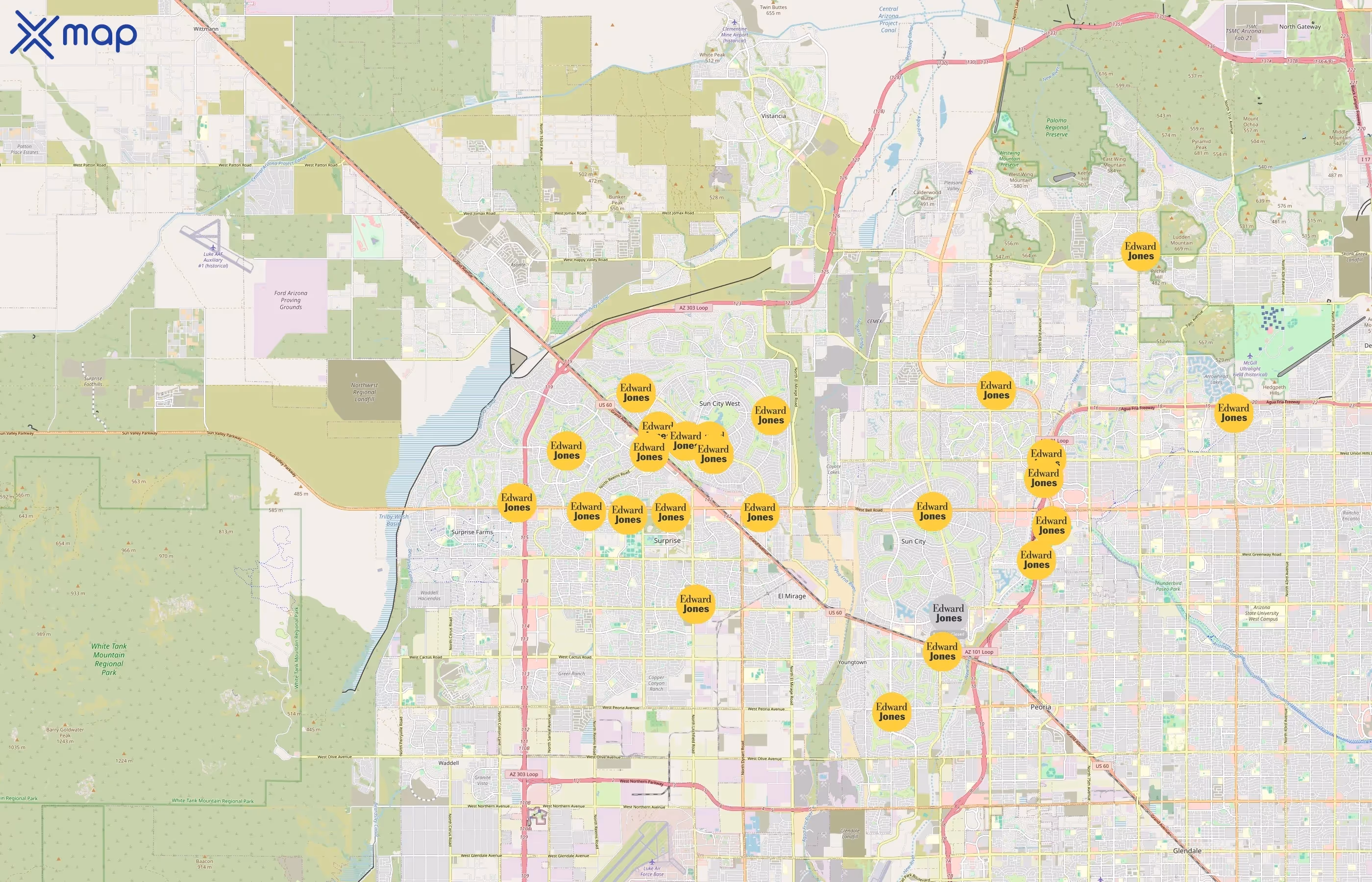Edward Jones area coverage