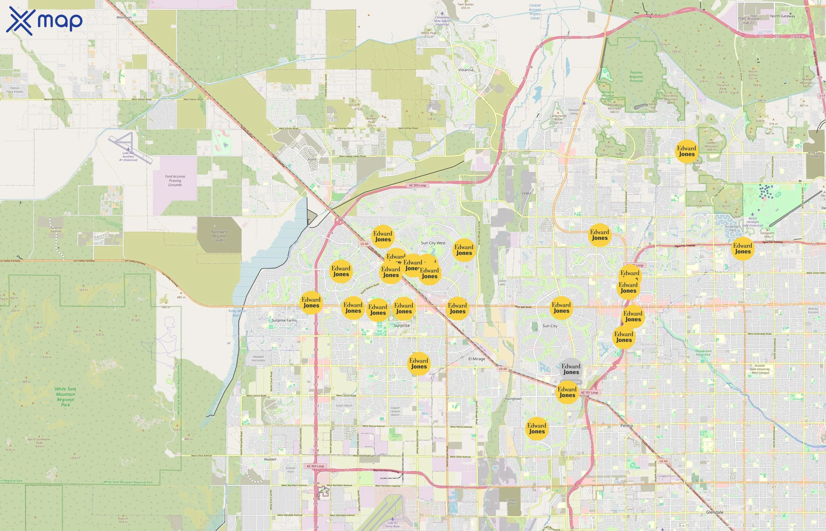 Edward Jones area coverage