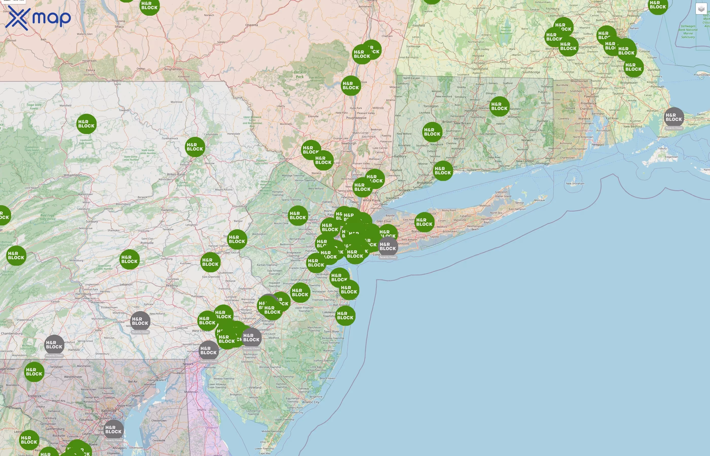 H&R Block street hotspots