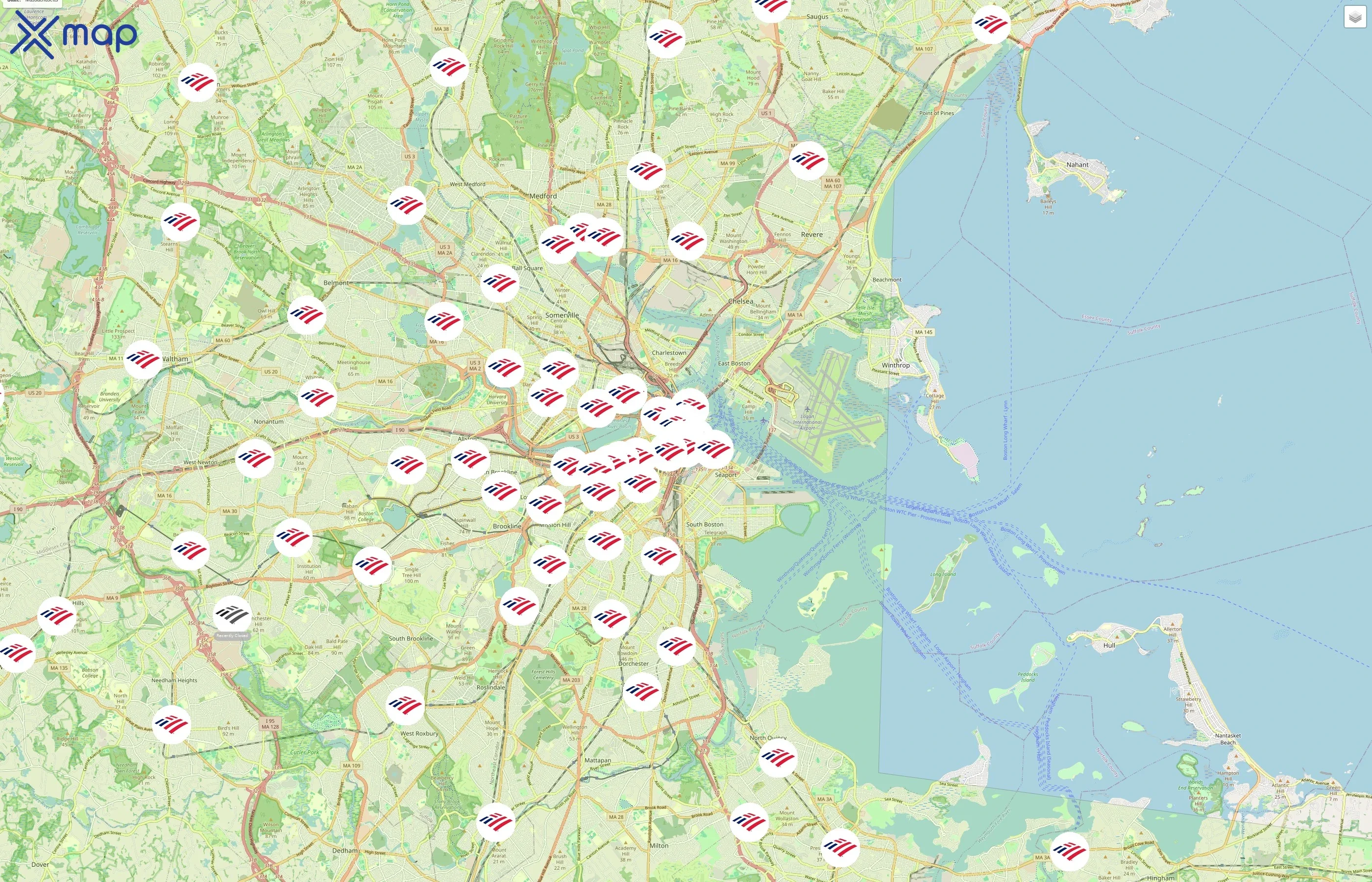 Bank of America traffic data