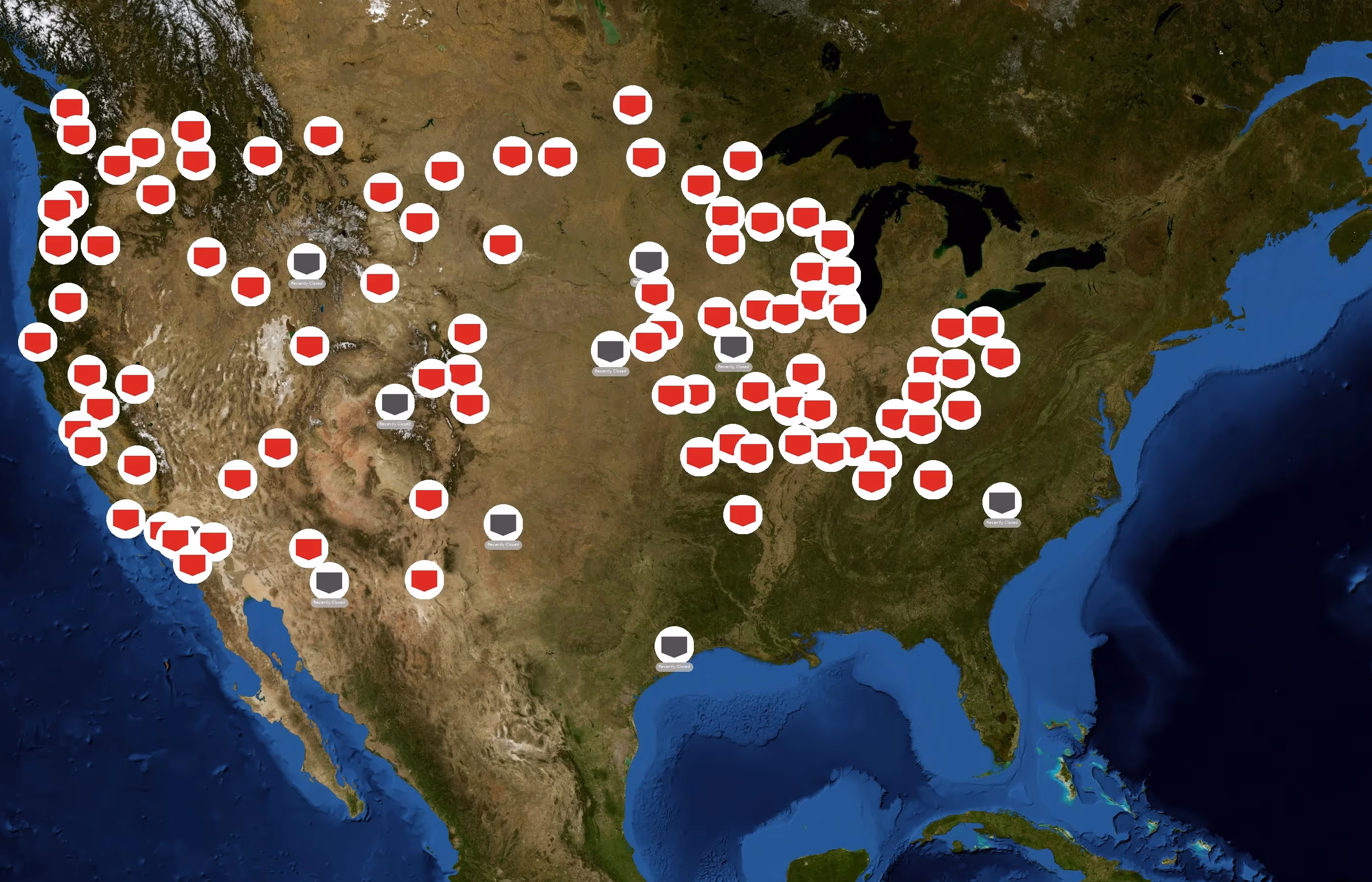 U.S. Bank state distribution