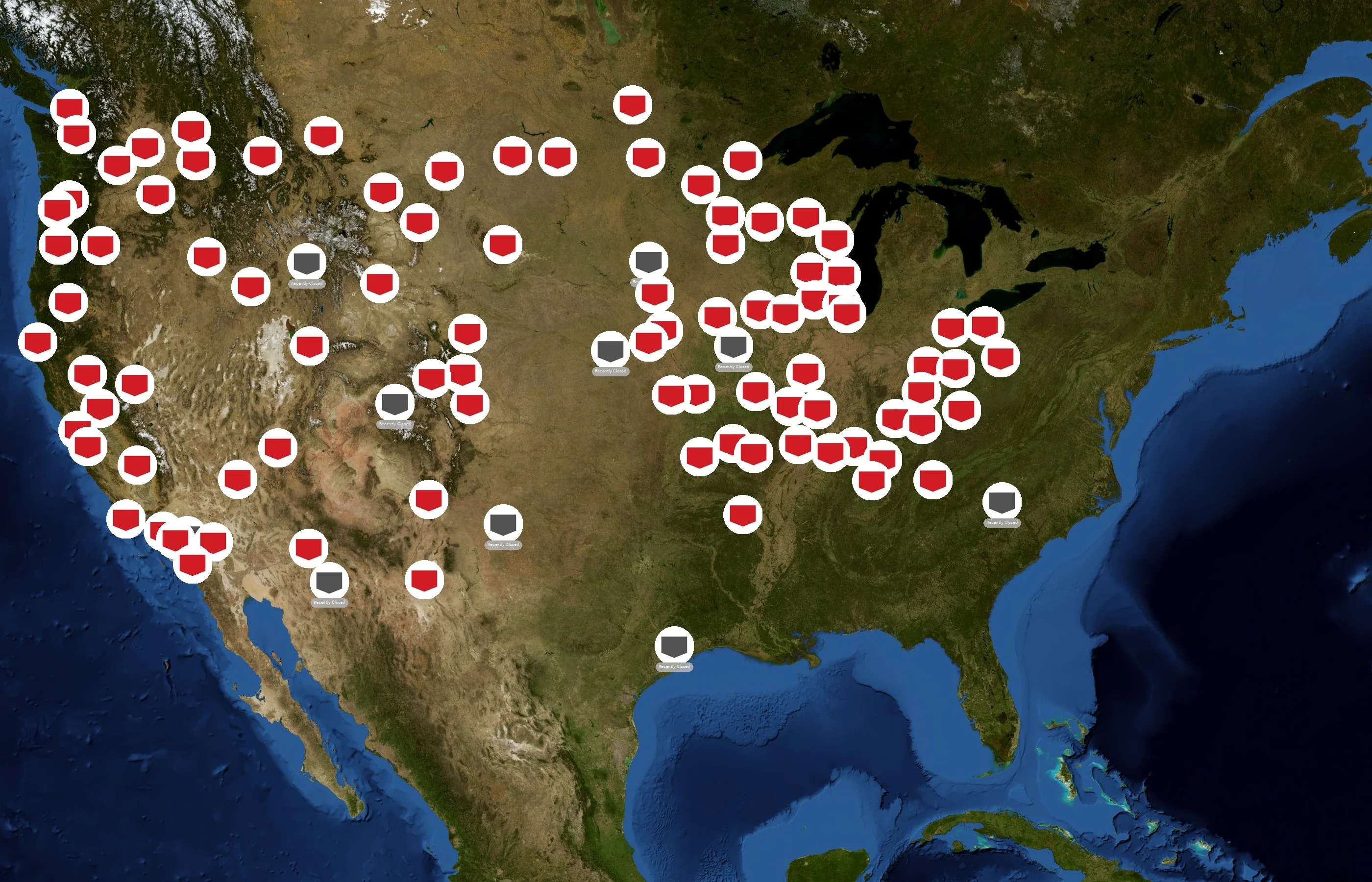 U.S. Bank state distribution