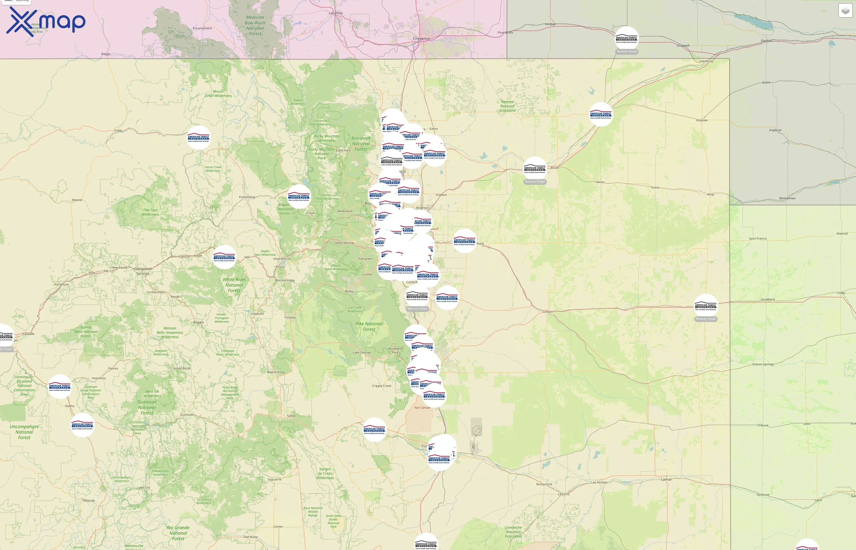 American Family Insurance street hotspots