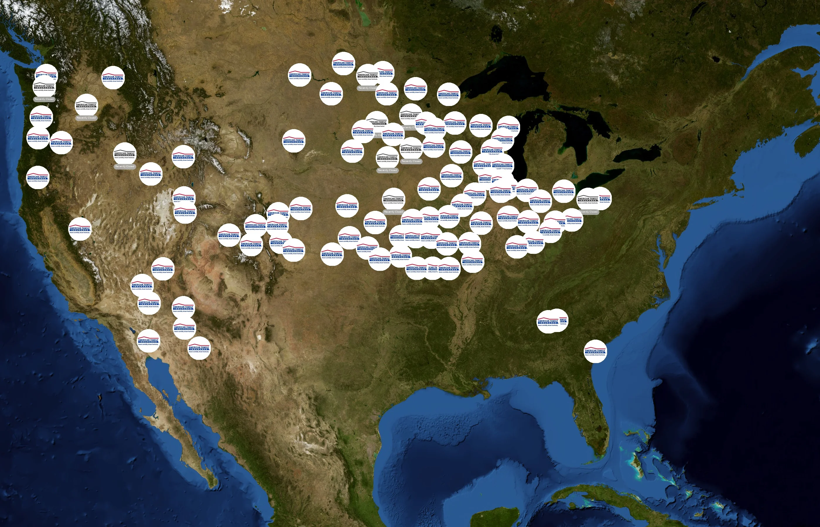 American Family Insurance state distribution