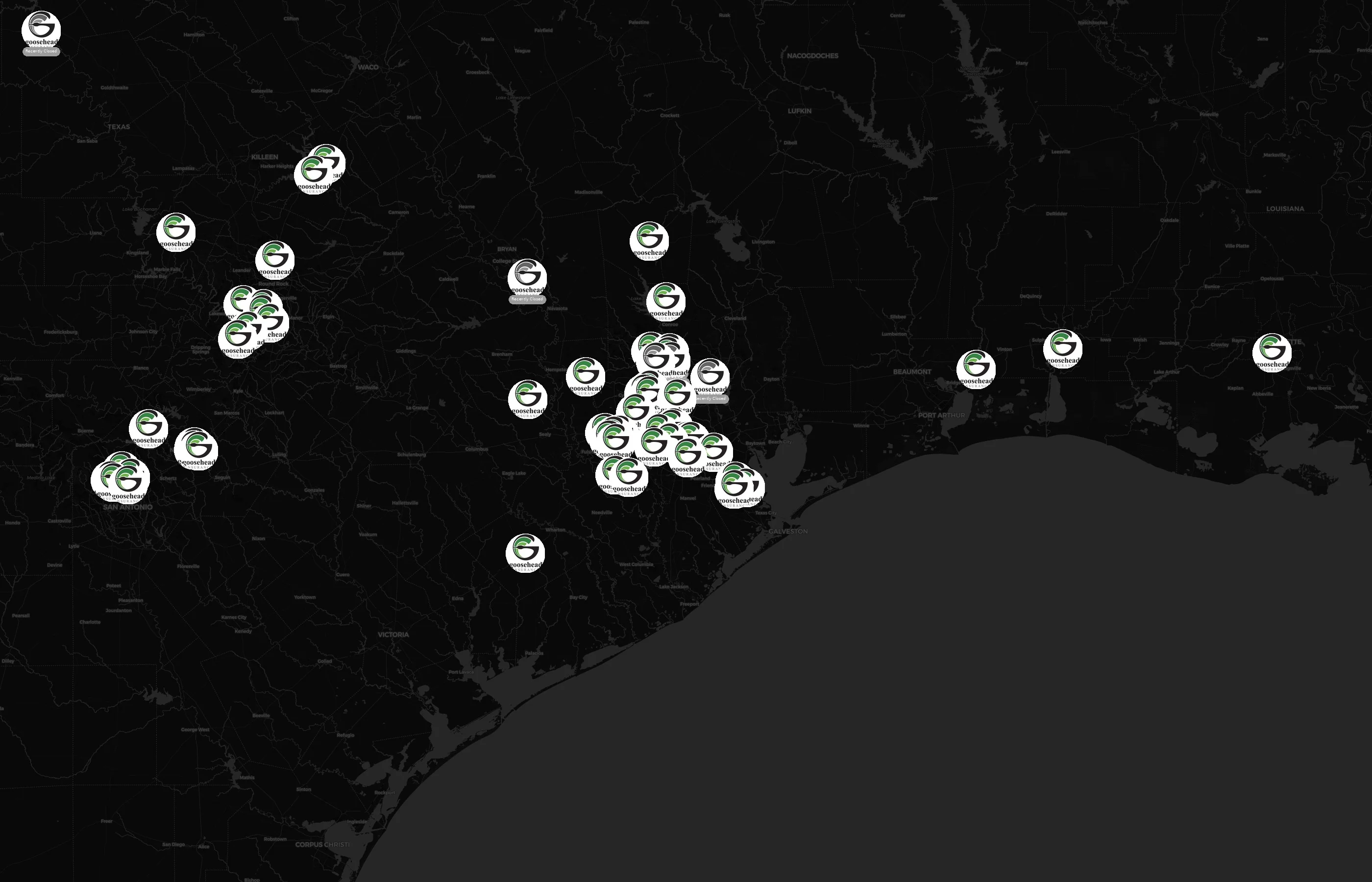 Goosehead Insurance city distribution
