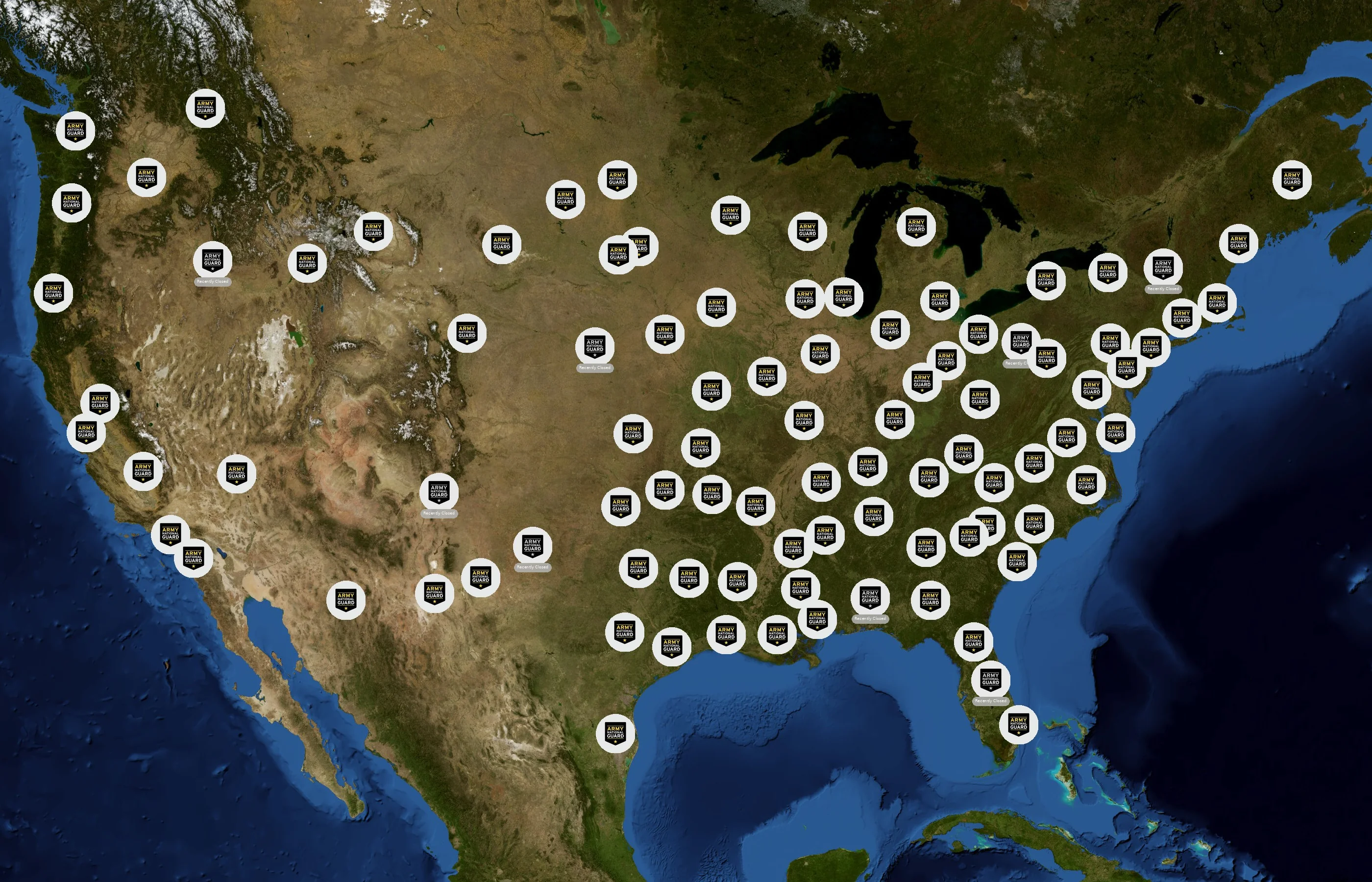 Army National Guard state distribution