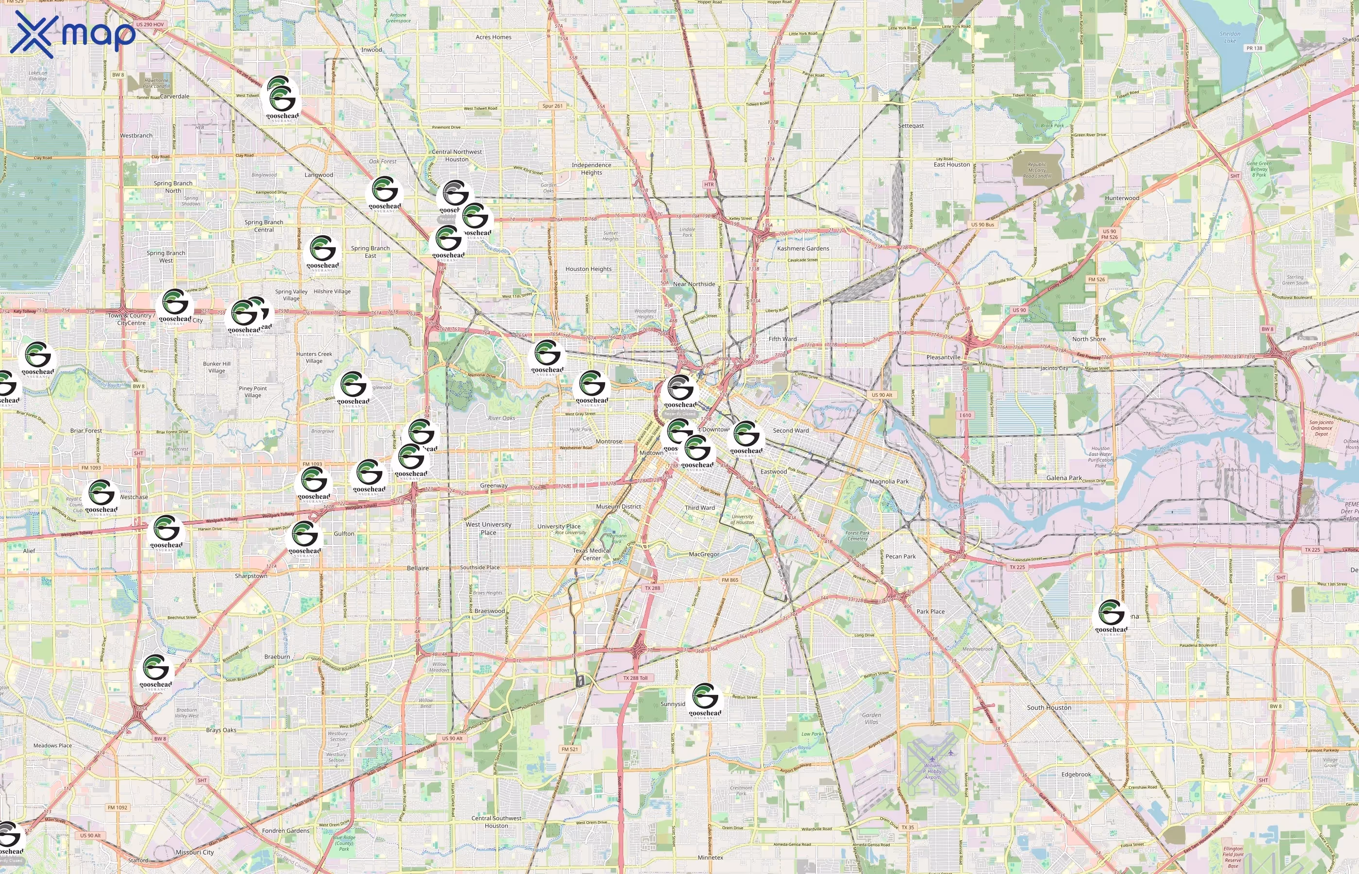 Goosehead Insurance area coverage