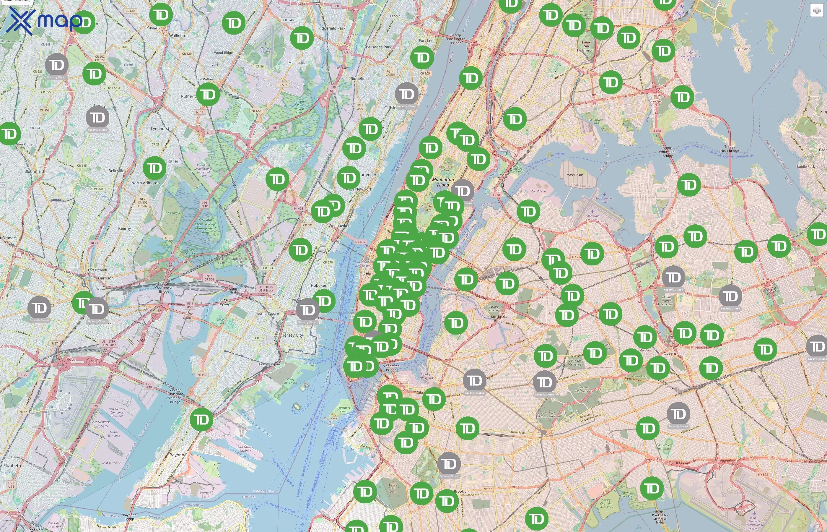 TD Bank traffic data