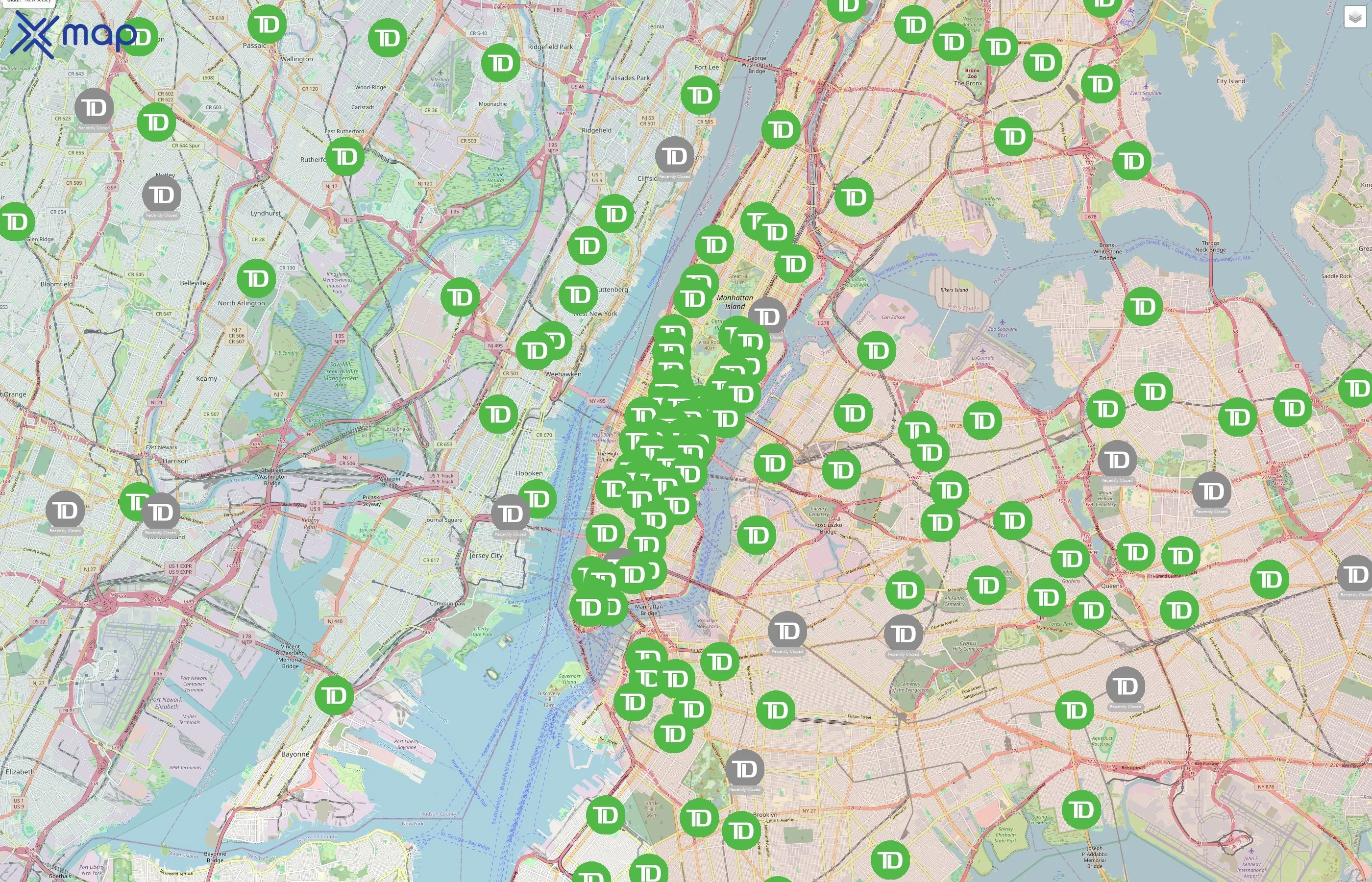 TD Bank traffic data