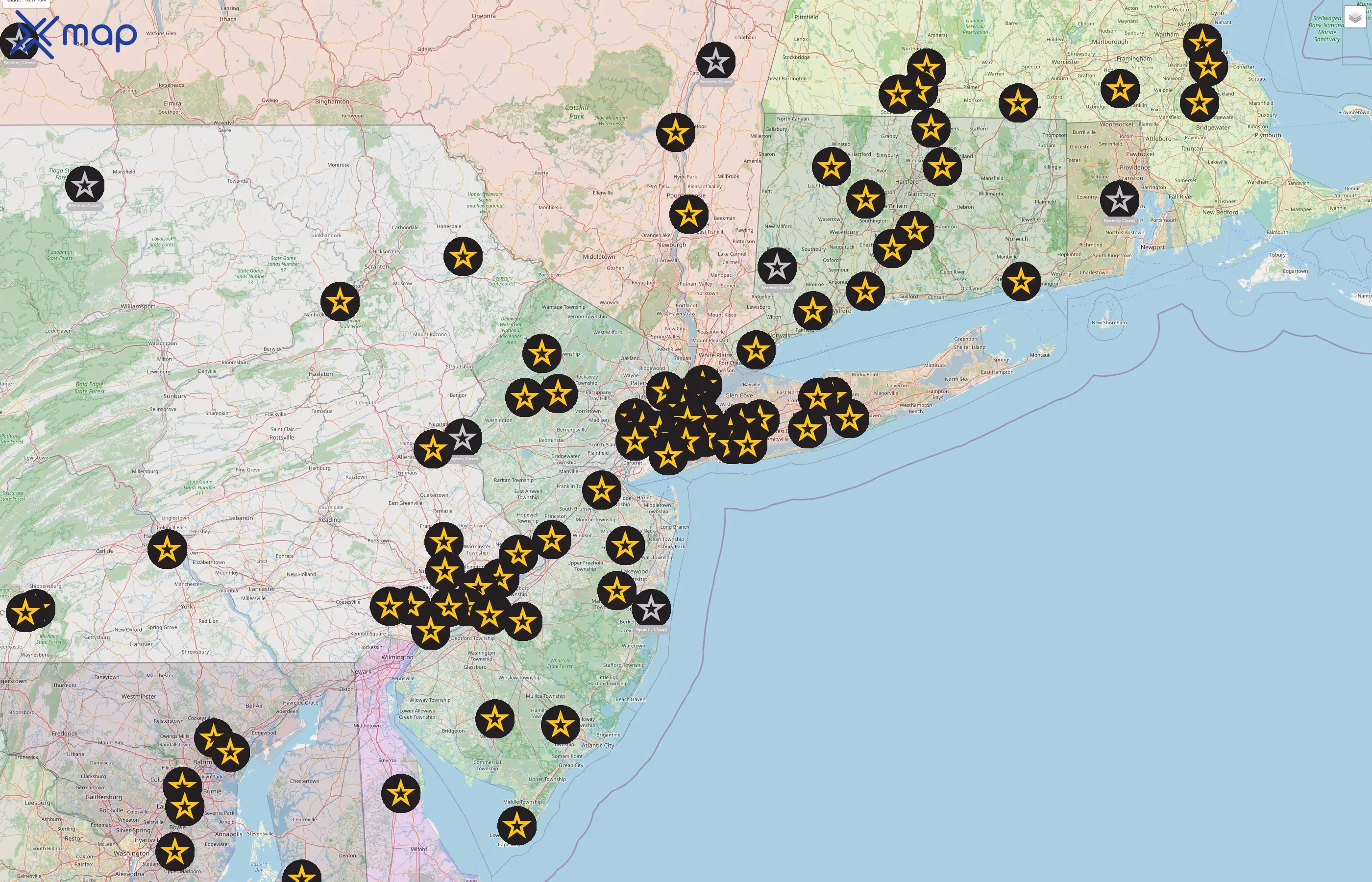U.S. Army street hotspots