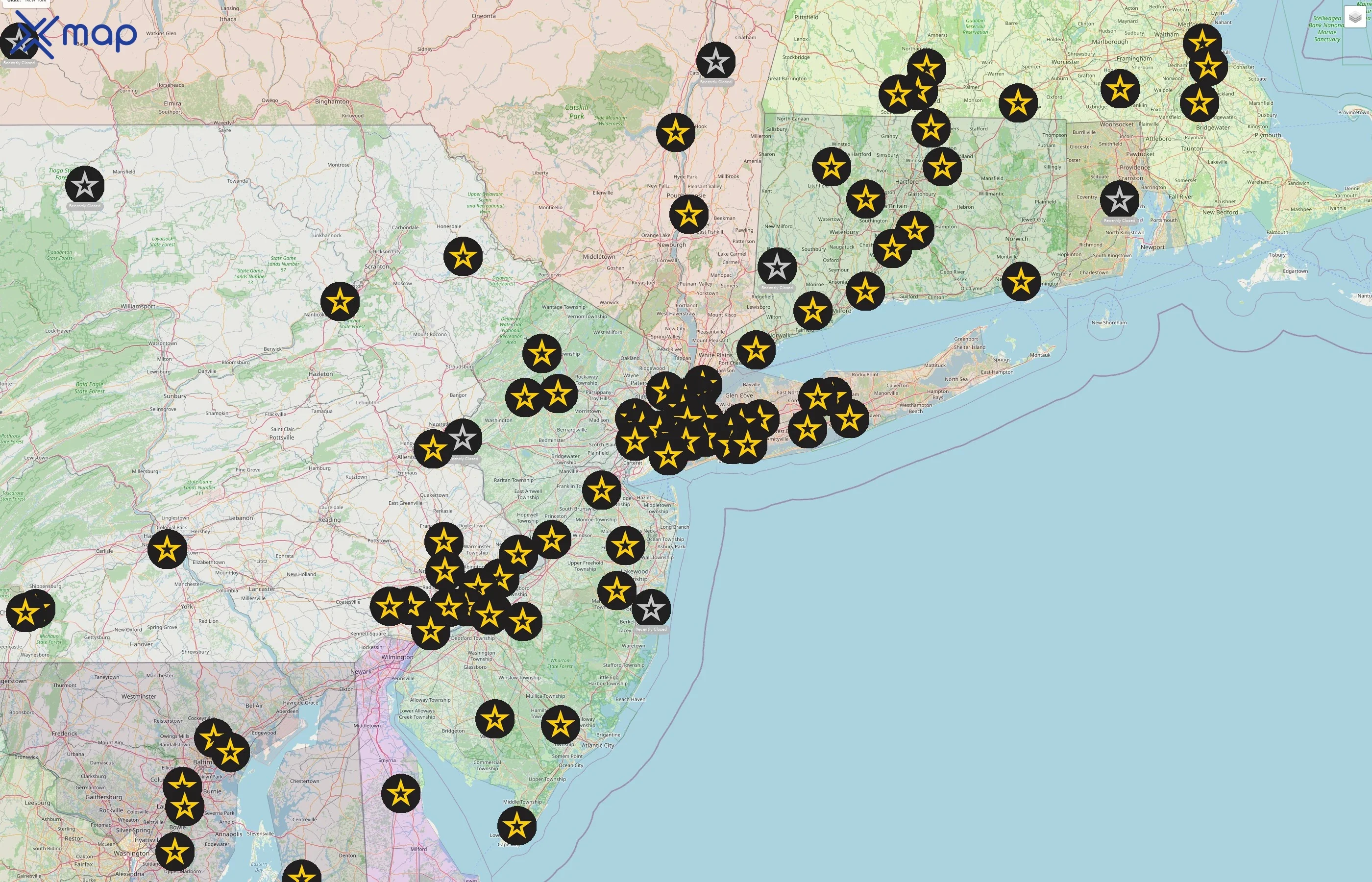 U.S. Army street hotspots