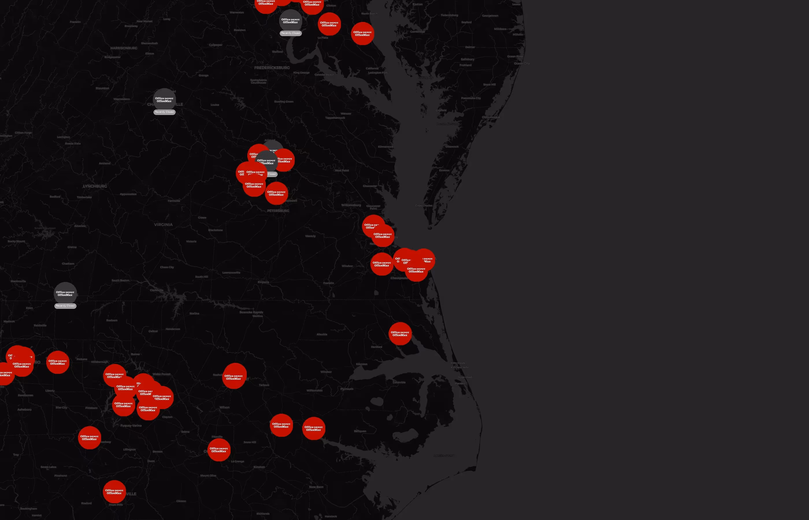 Office Depot city distribution