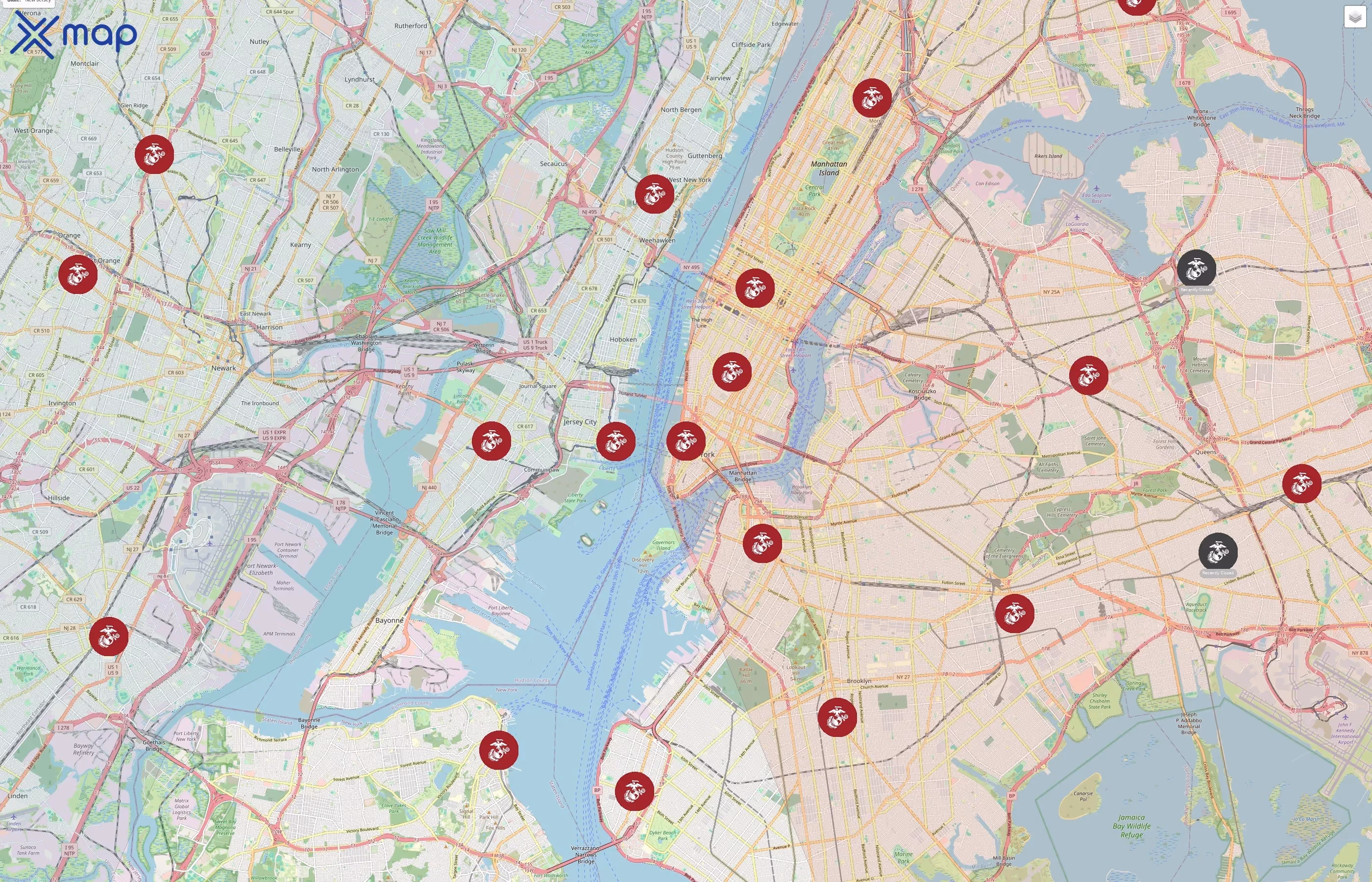 United States Marine Corps traffic data