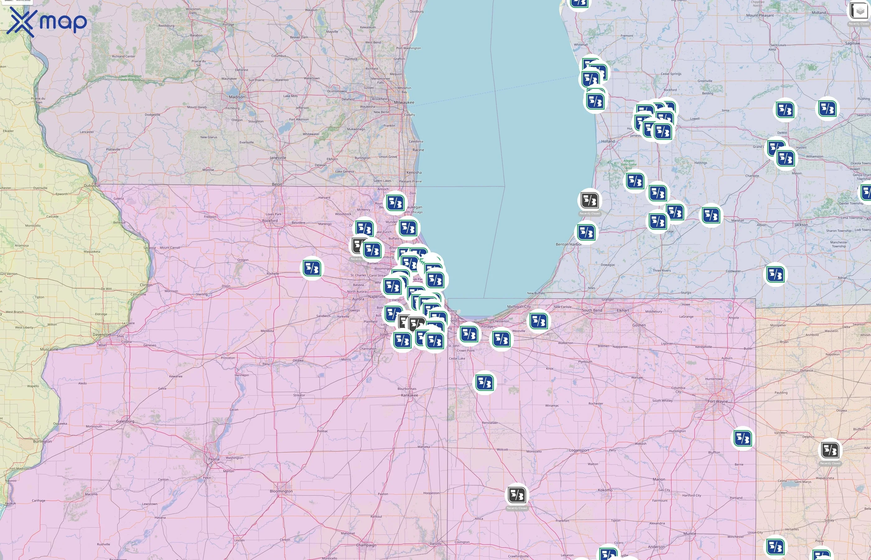 Fifth Third Bank street hotspots