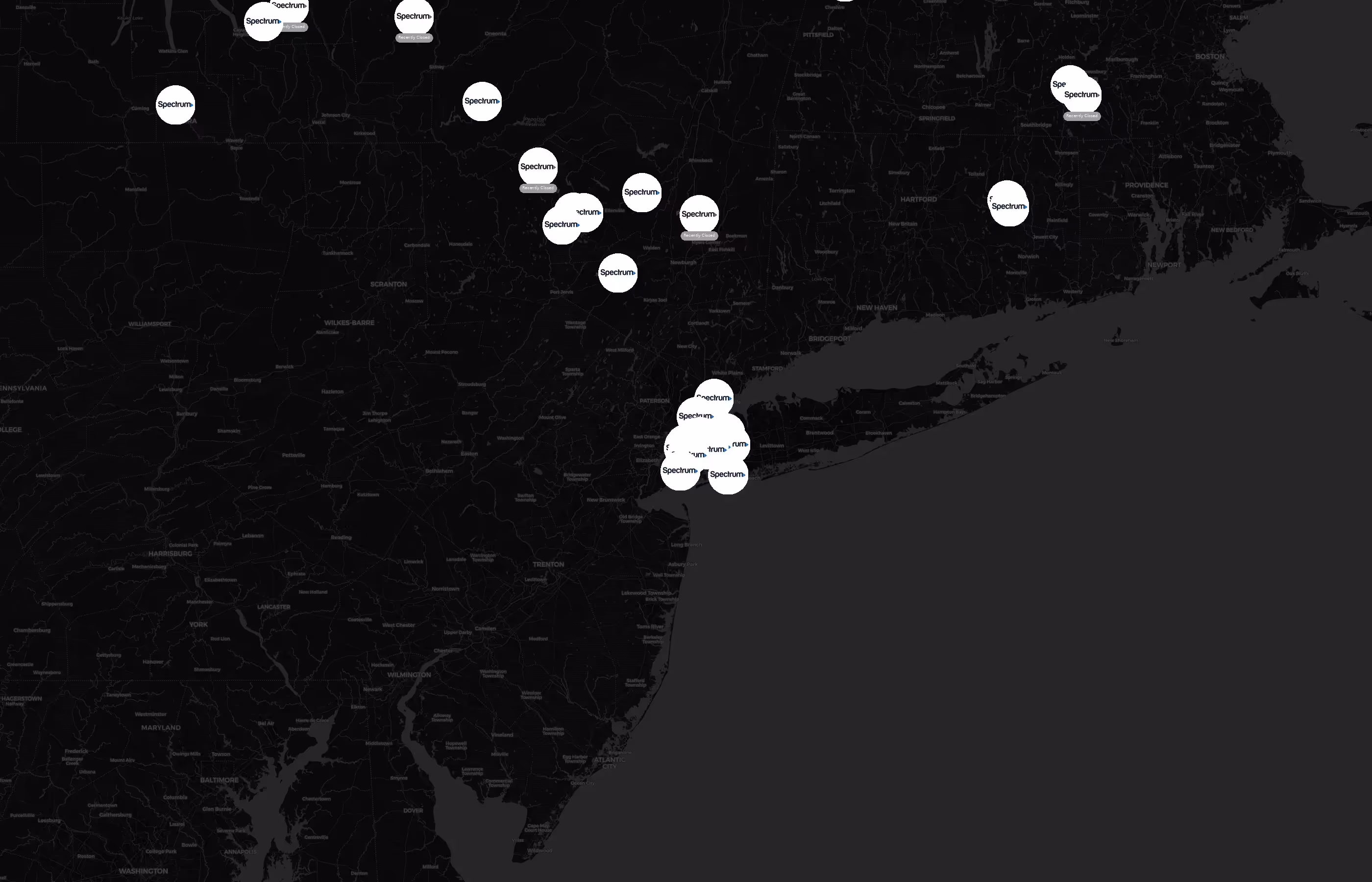 Spectrum city distribution