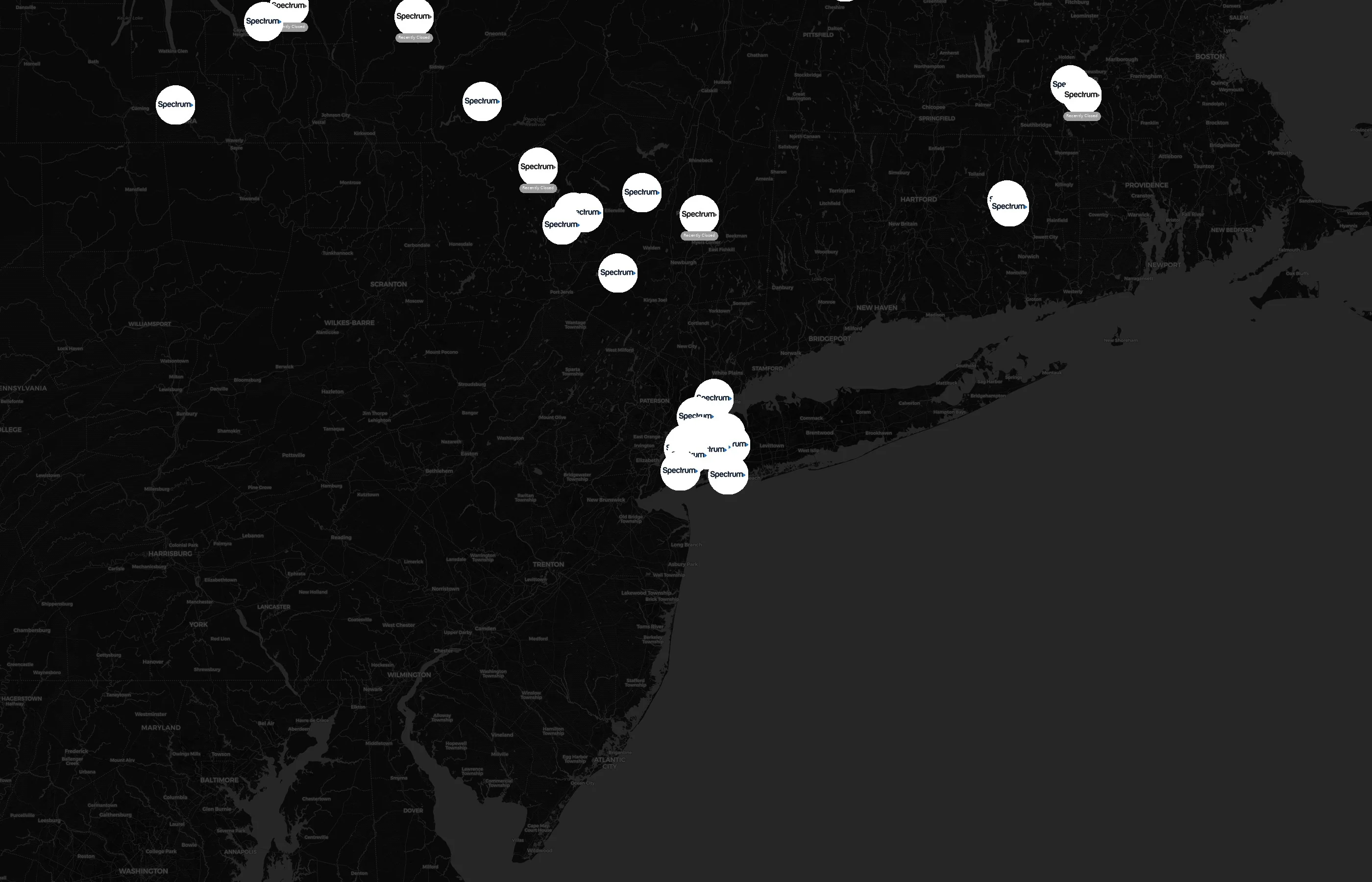 Spectrum city distribution