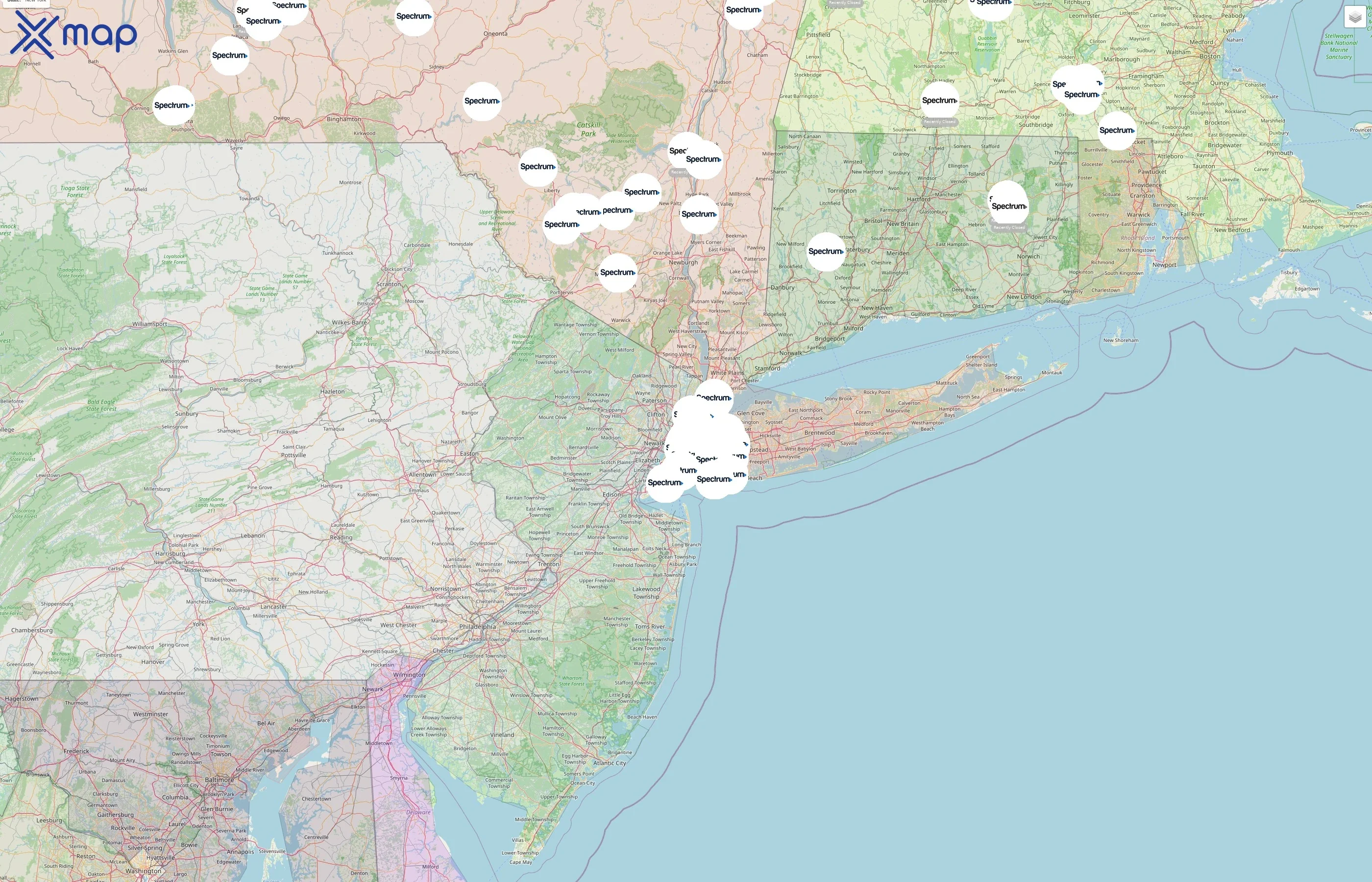 Spectrum street hotspots