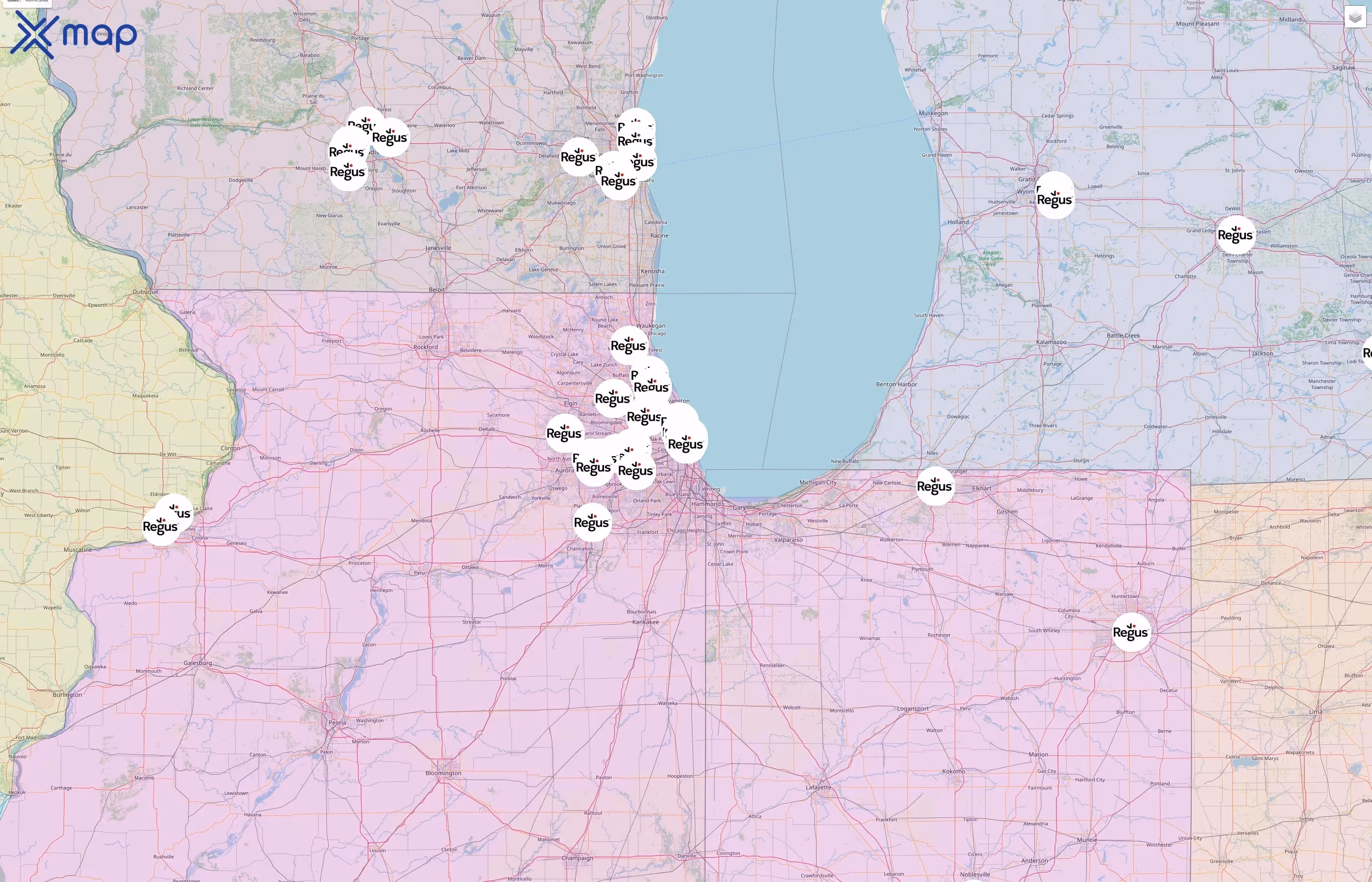 Regus street hotspots