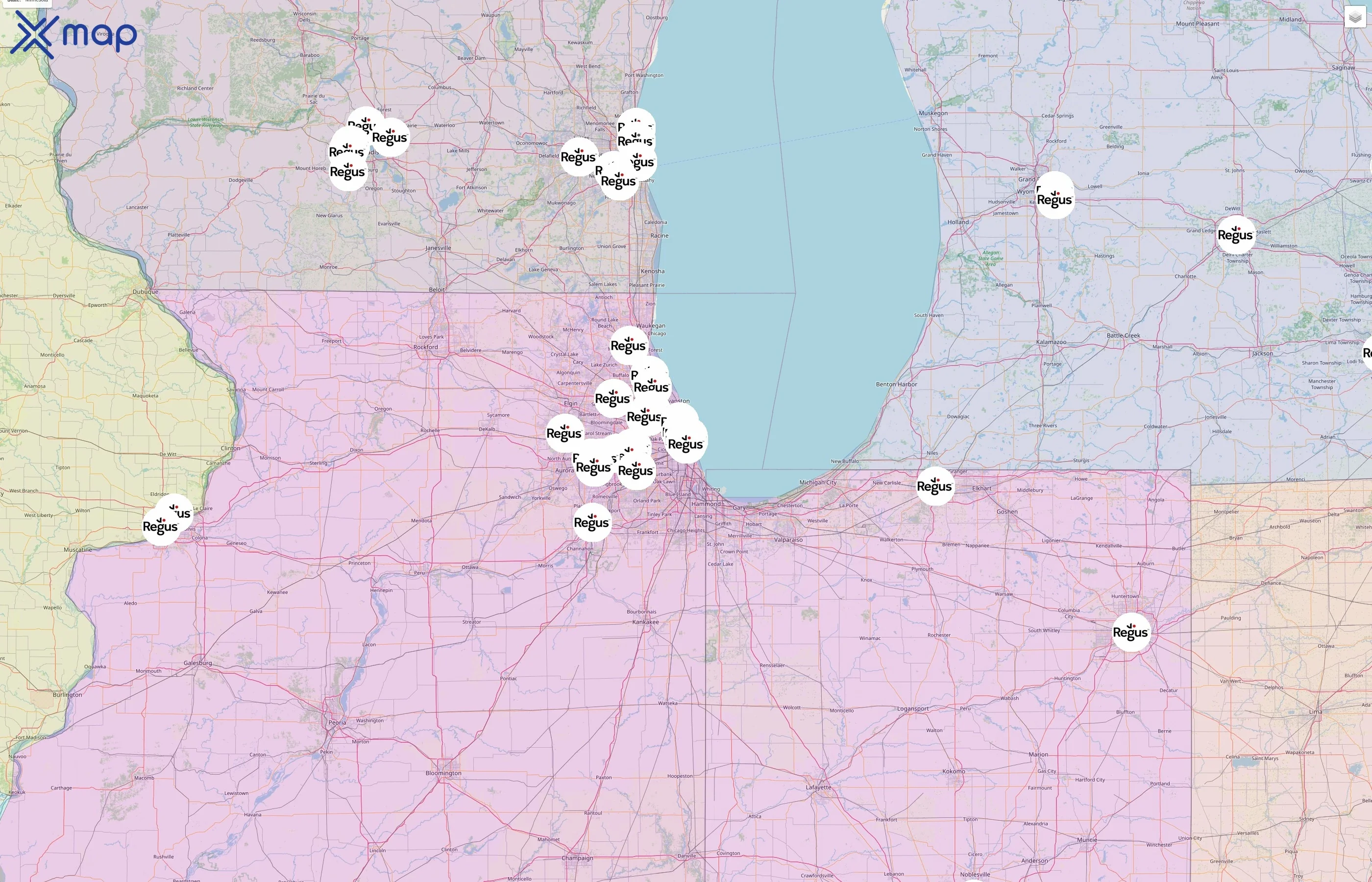 Regus street hotspots