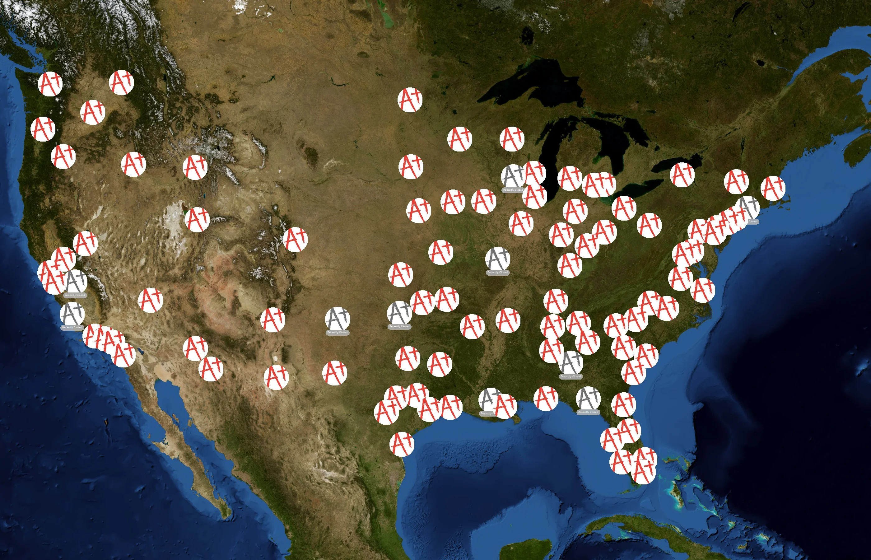 Mathnasium state distribution