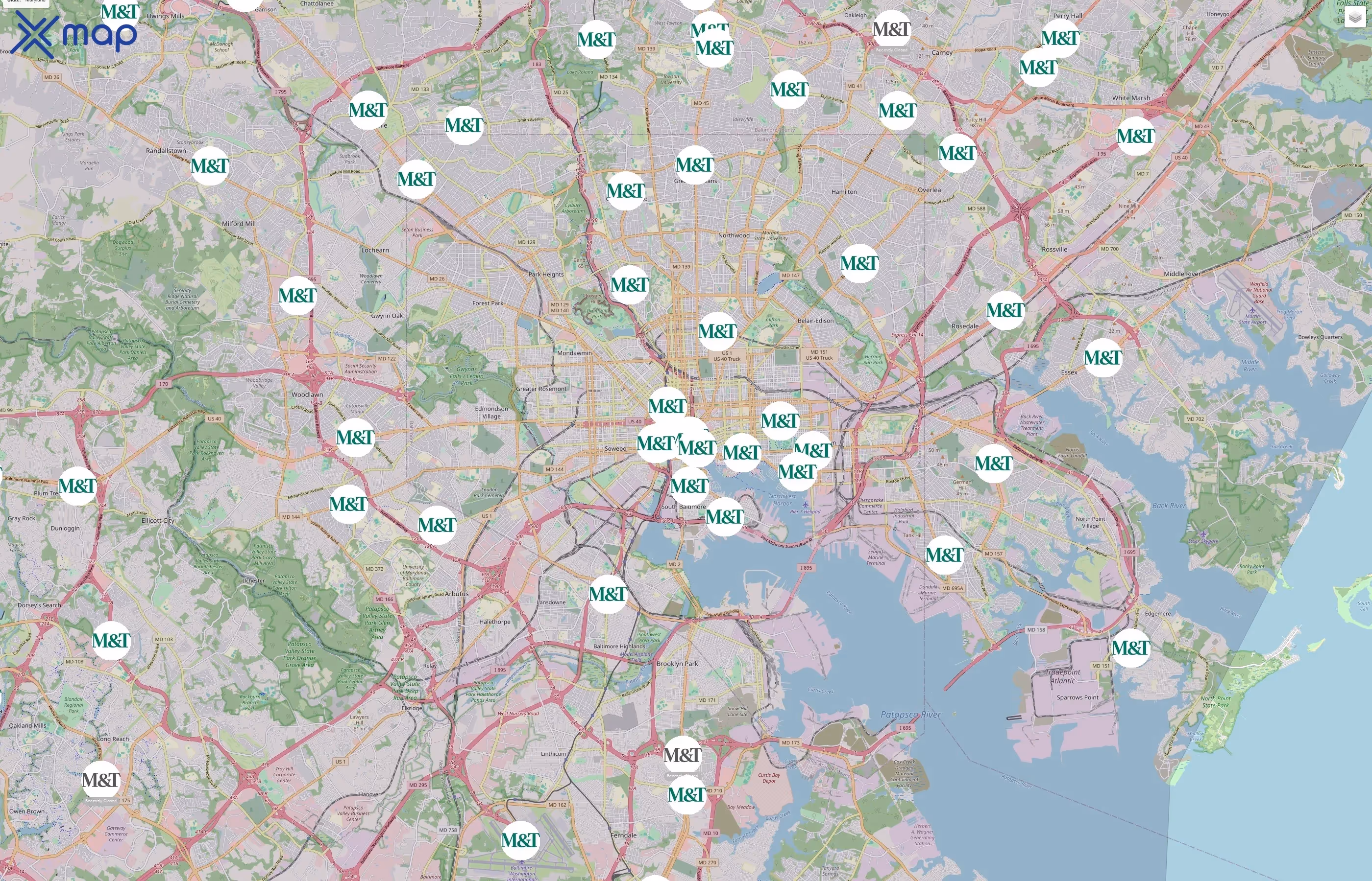 M&T Bank traffic data