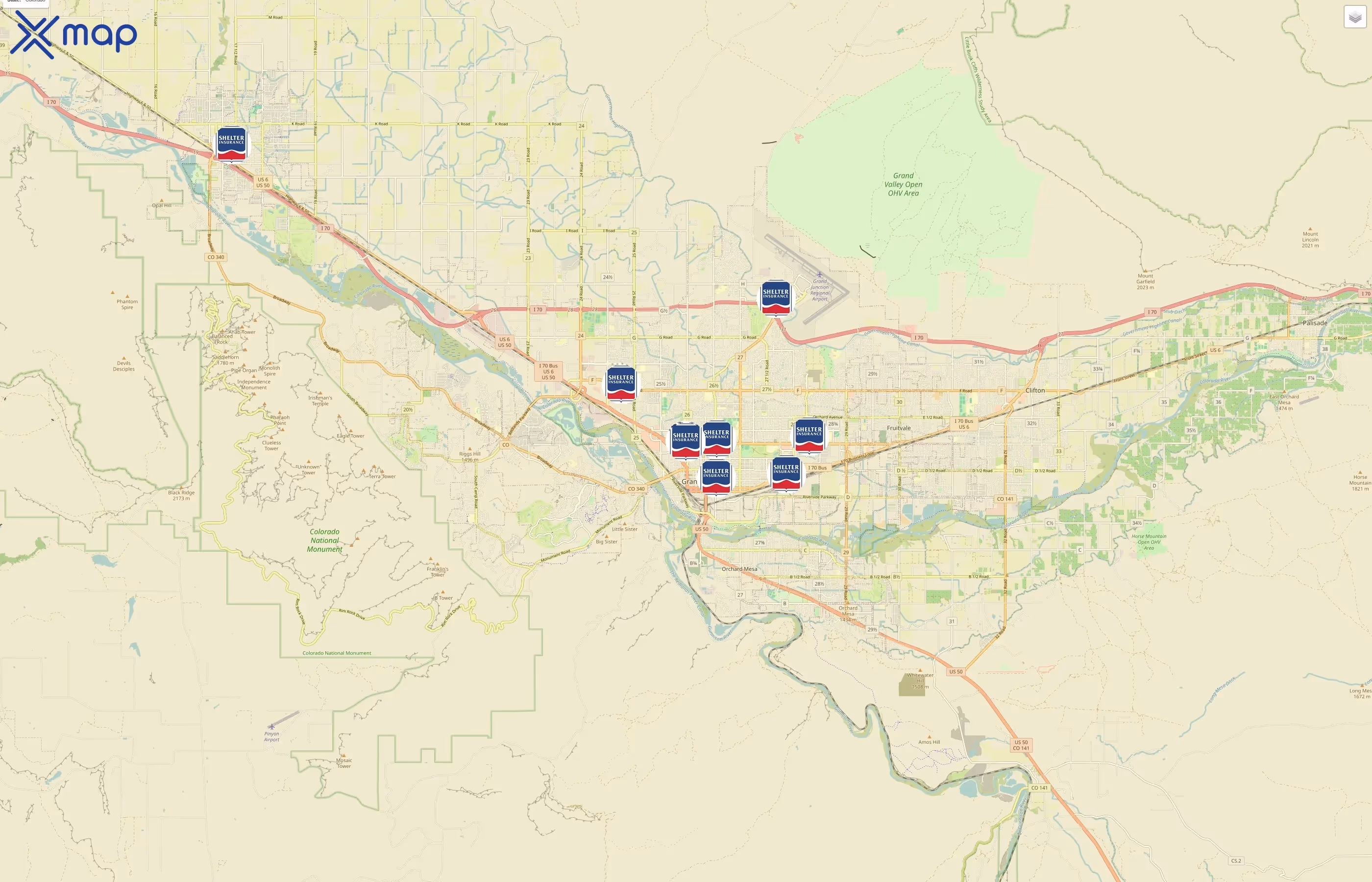 Shelter Insurance traffic data