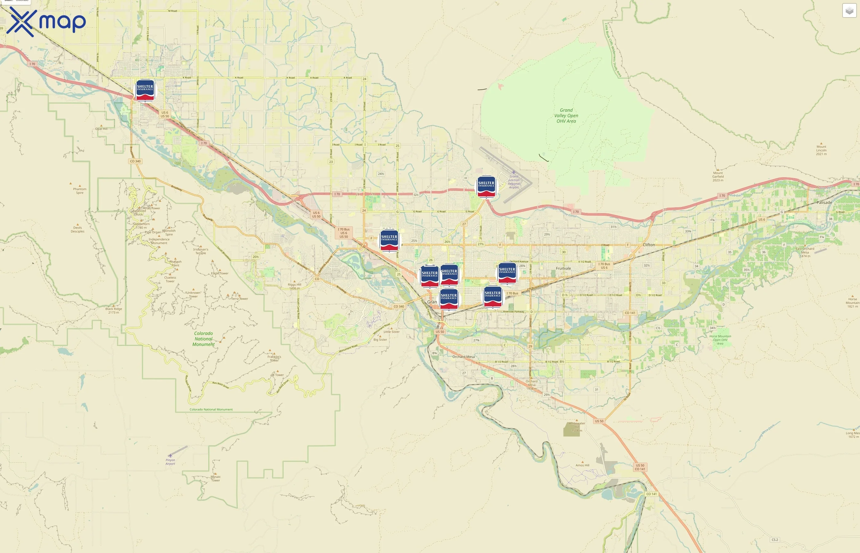 Shelter Insurance traffic data