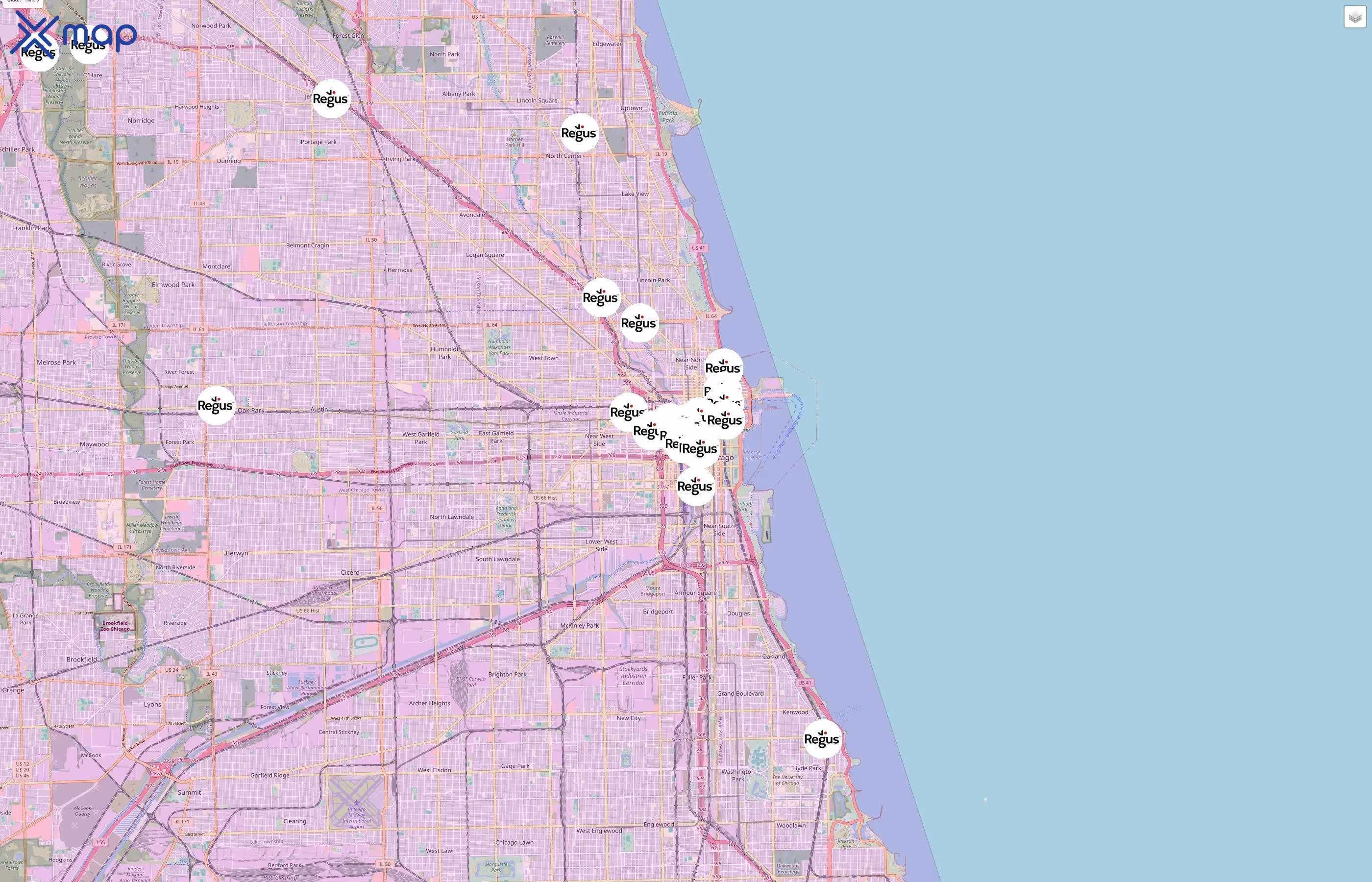 Regus traffic data