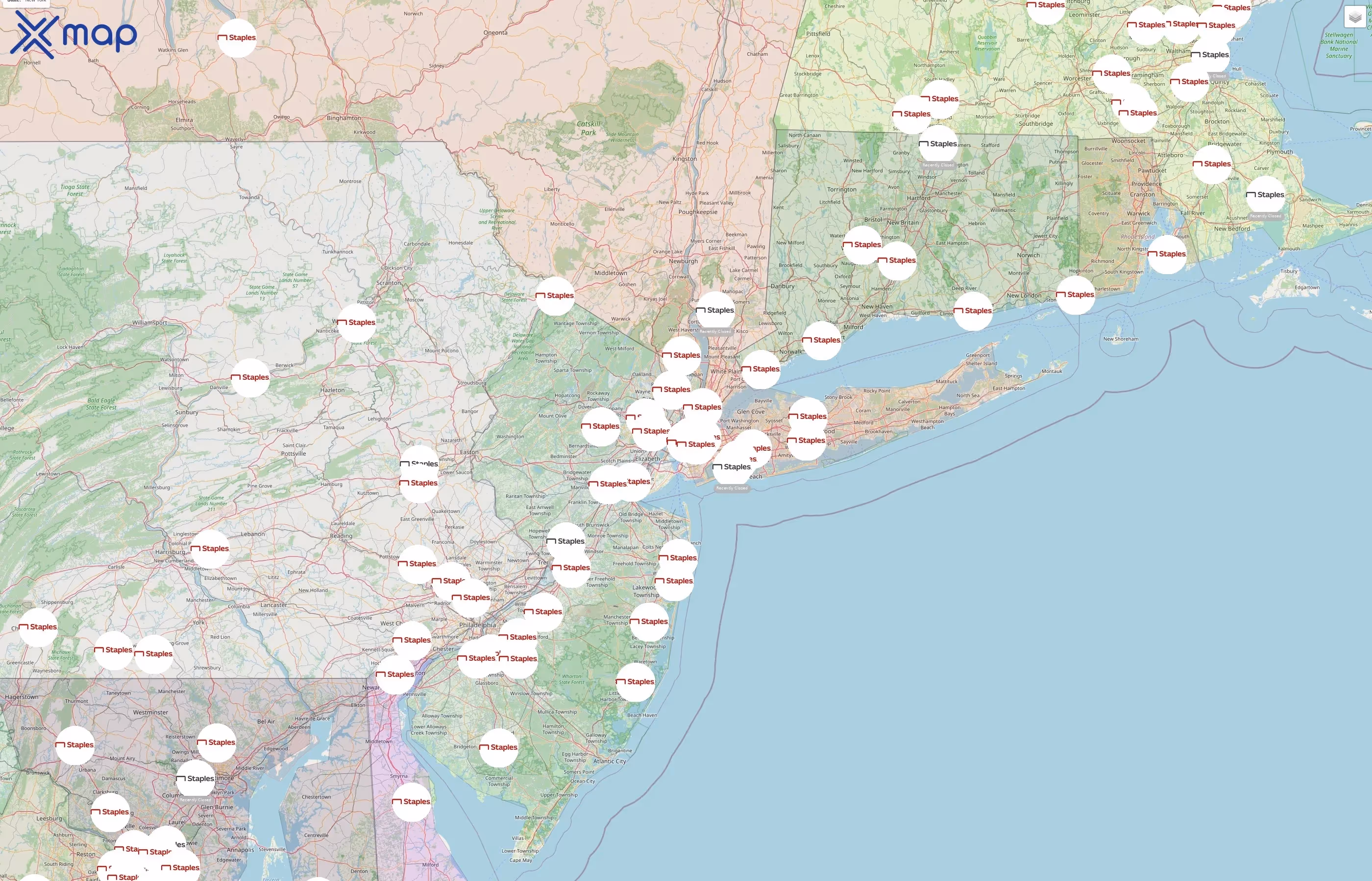 Staples street hotspots