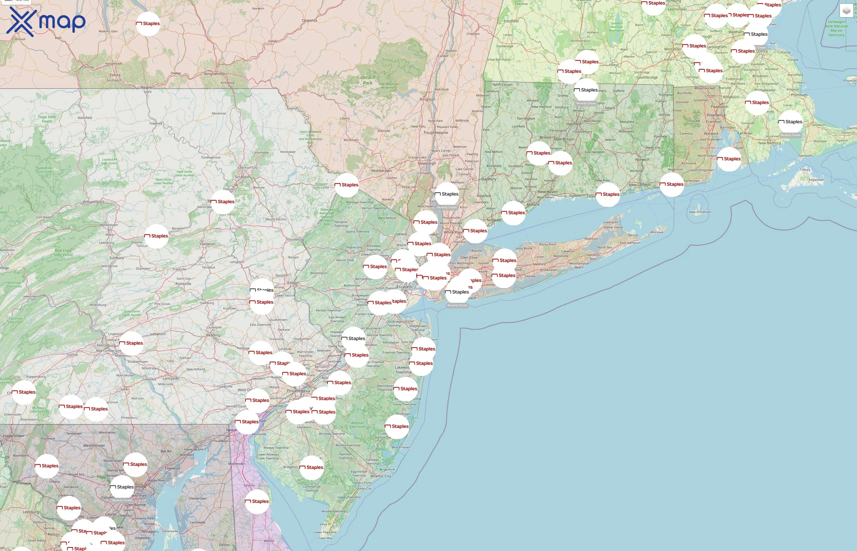 Staples street hotspots