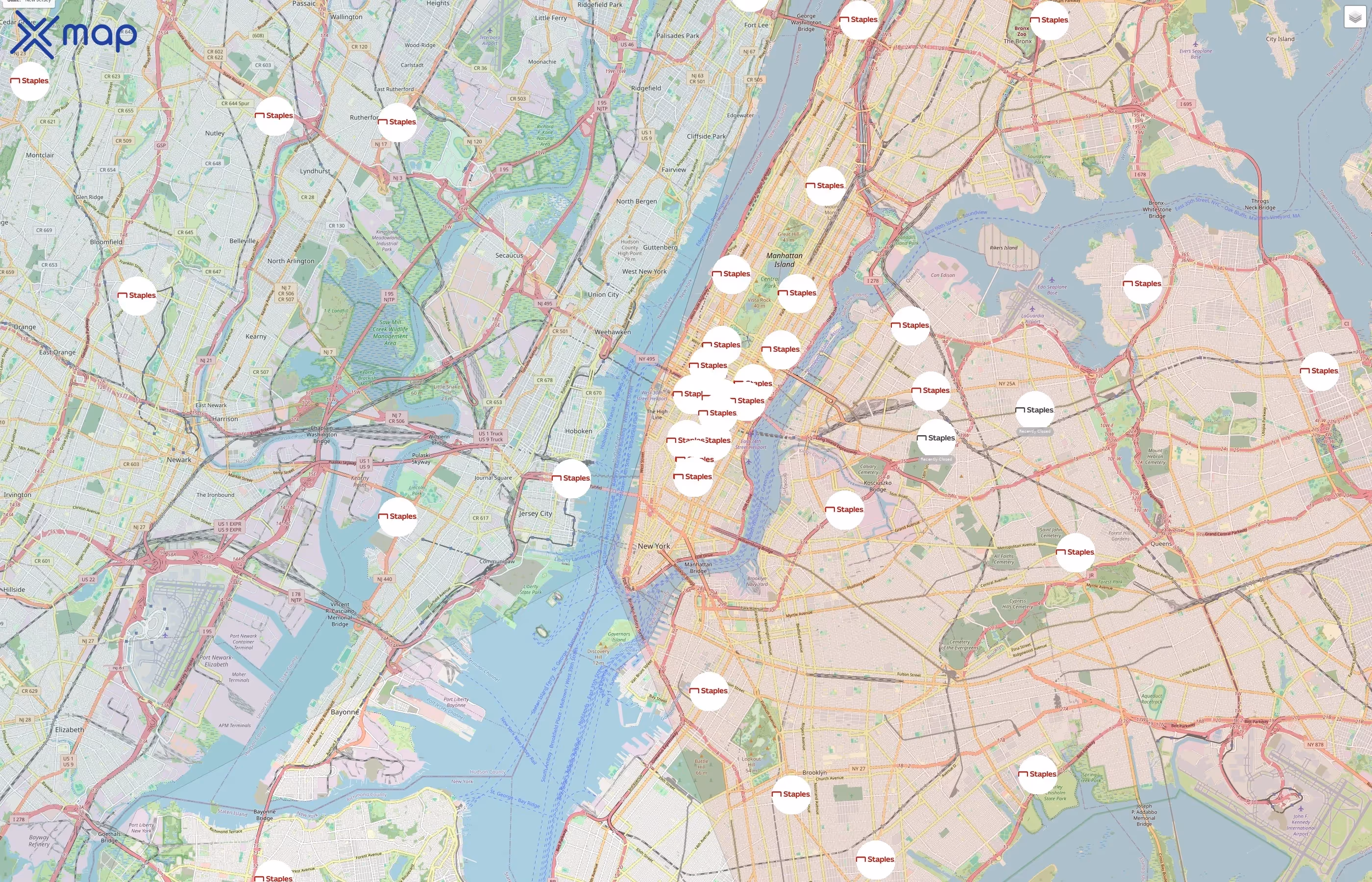 Staples traffic data