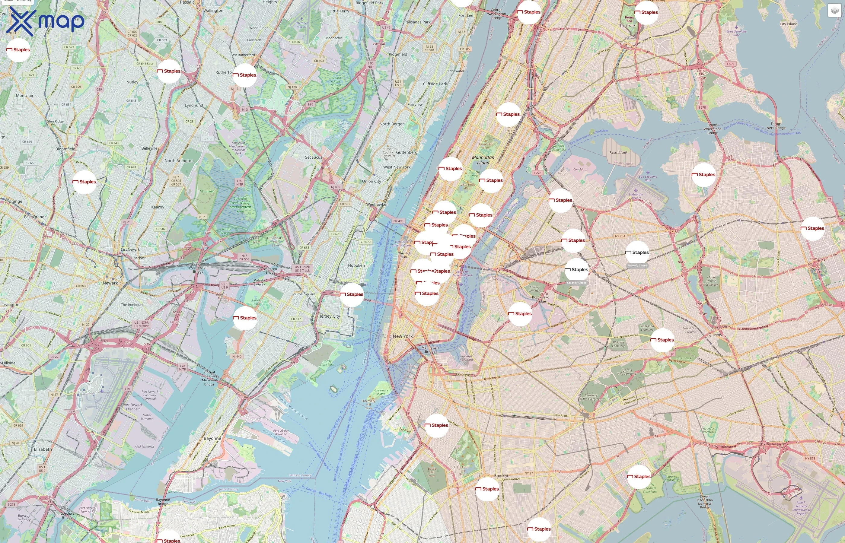 Staples traffic data