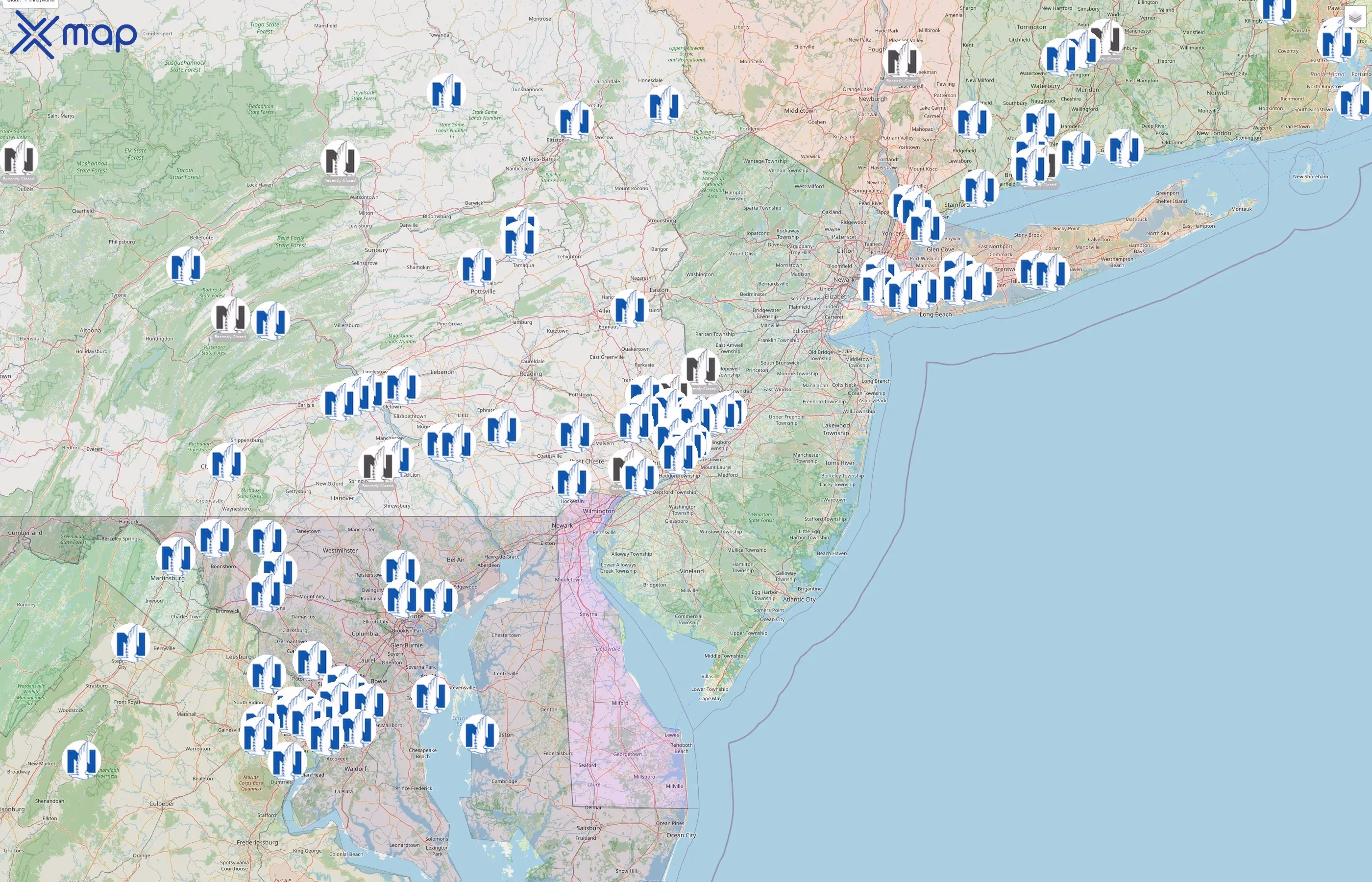 Nationwide street hotspots
