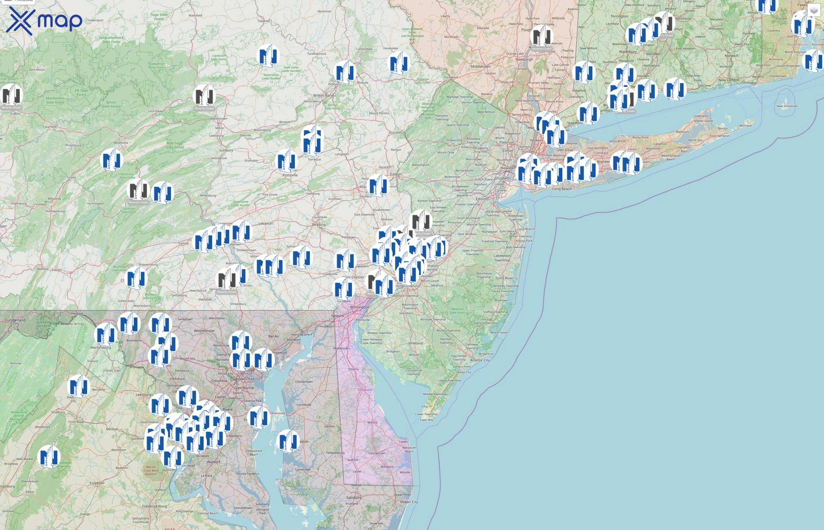 Nationwide street hotspots