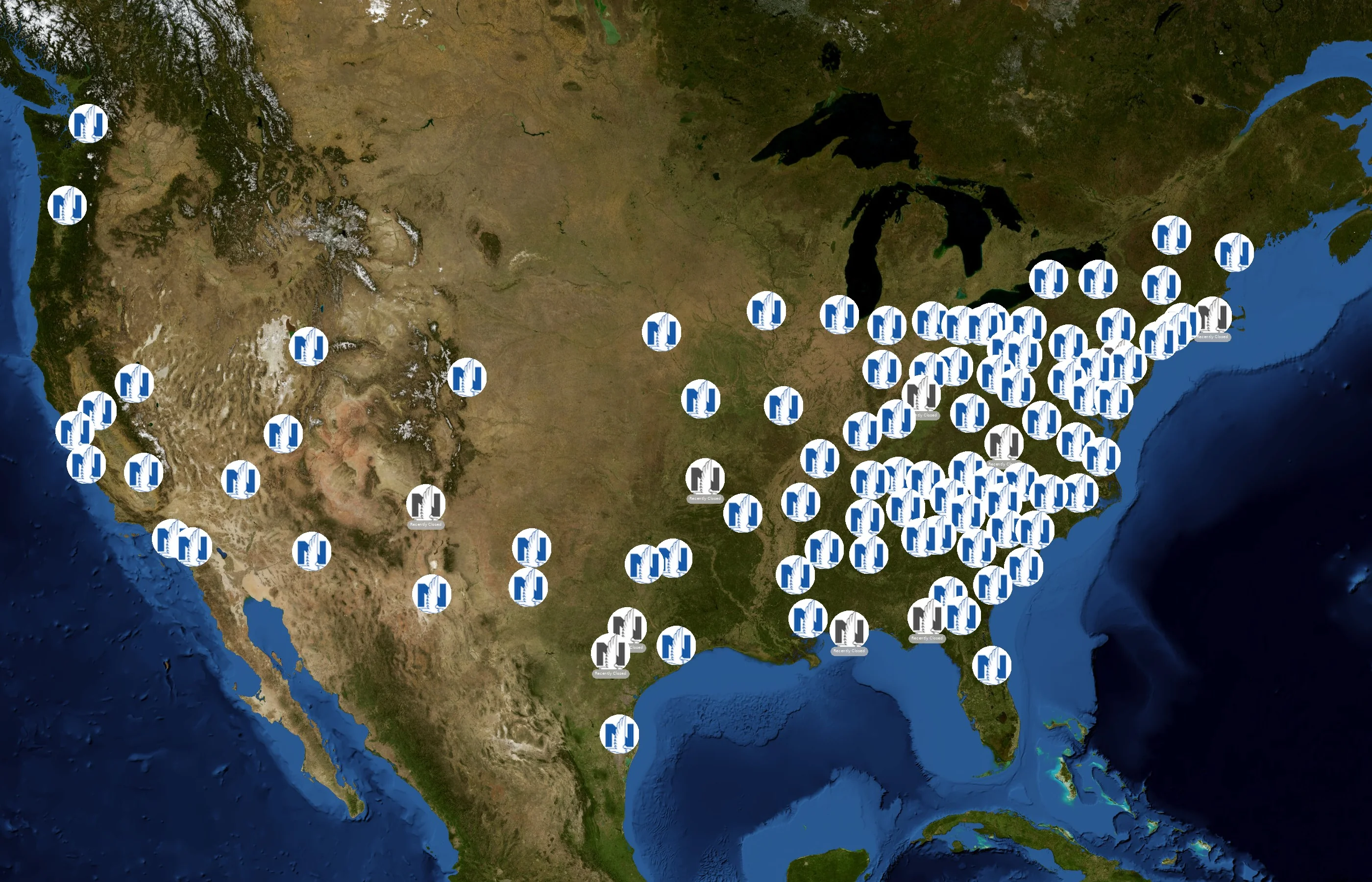 Nationwide state distribution