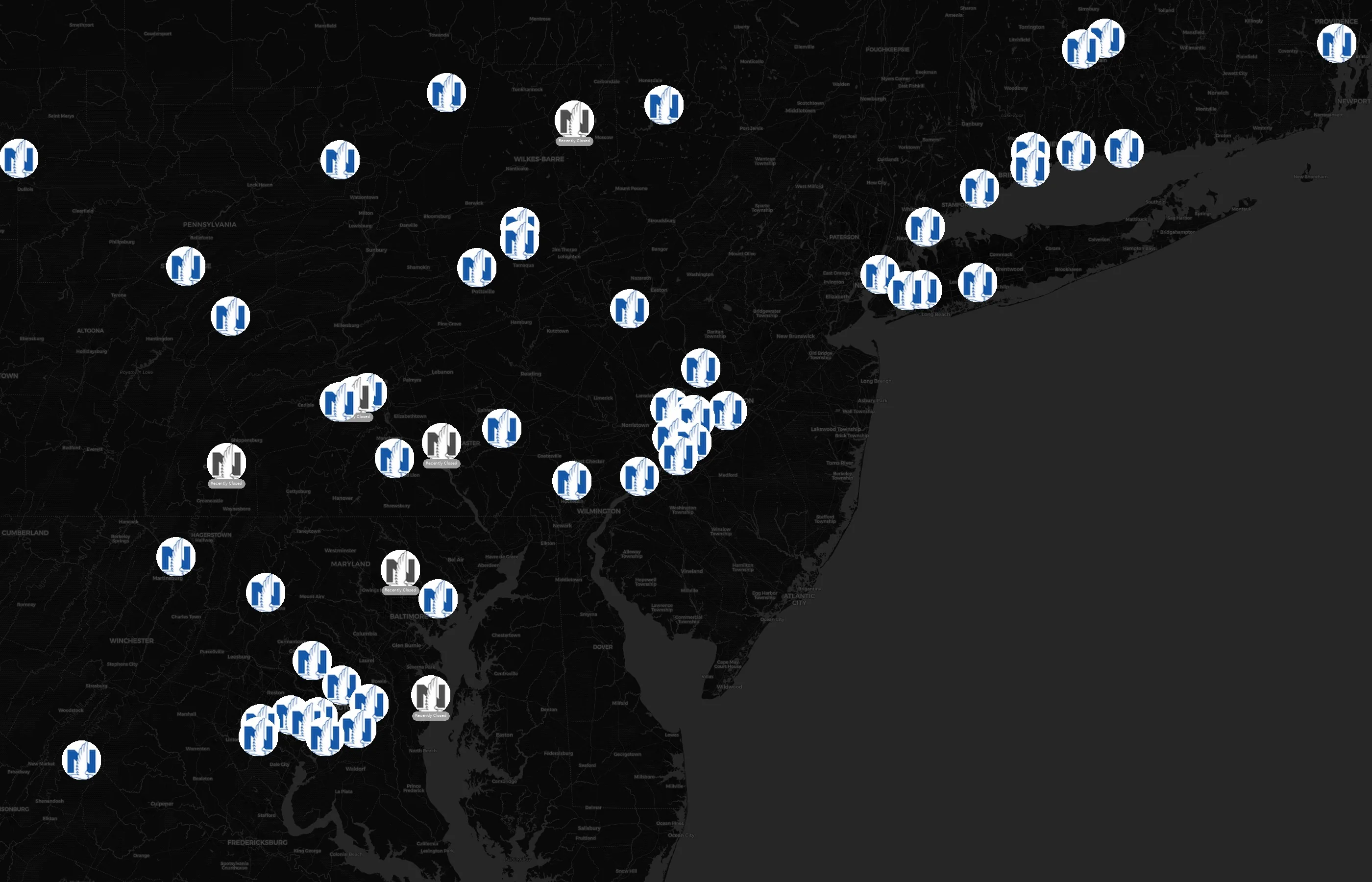 Nationwide city distribution
