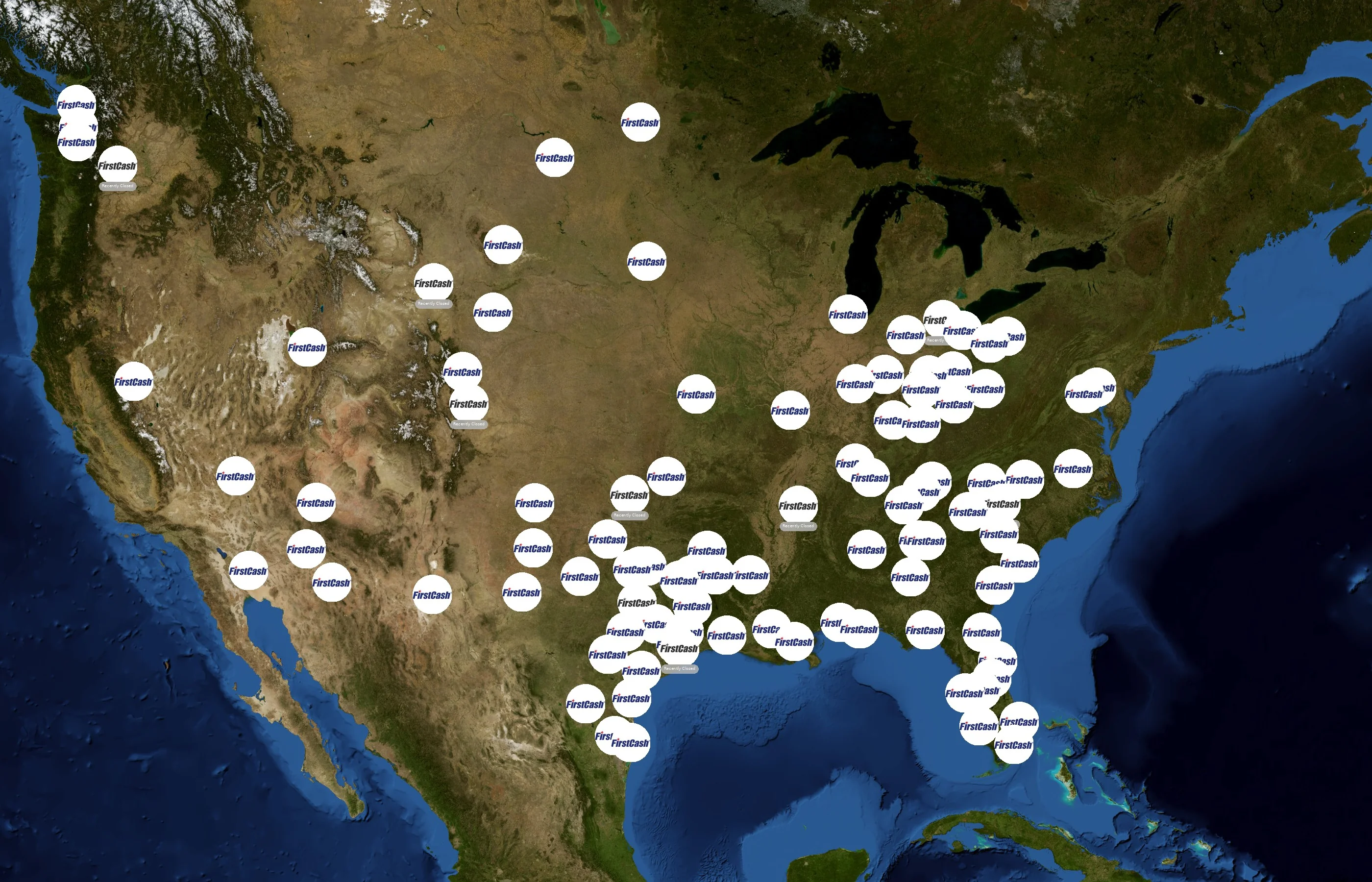 FirstCash state distribution