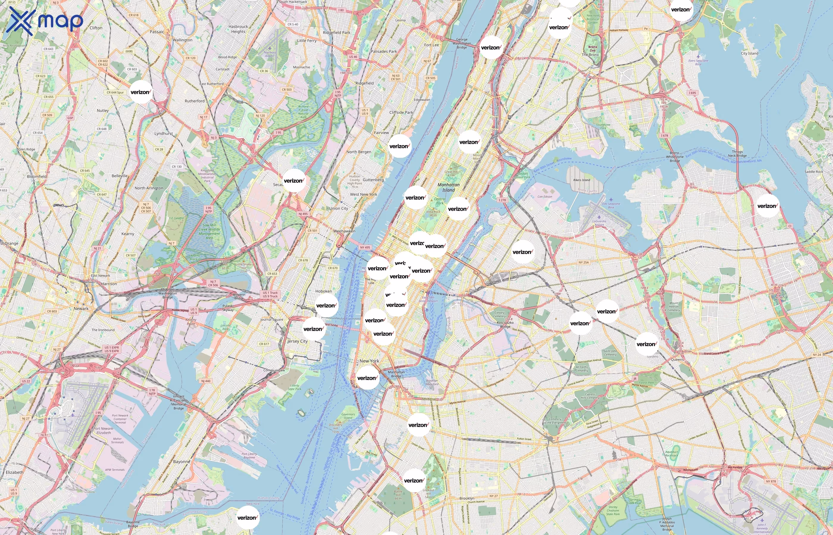 Verizon area coverage