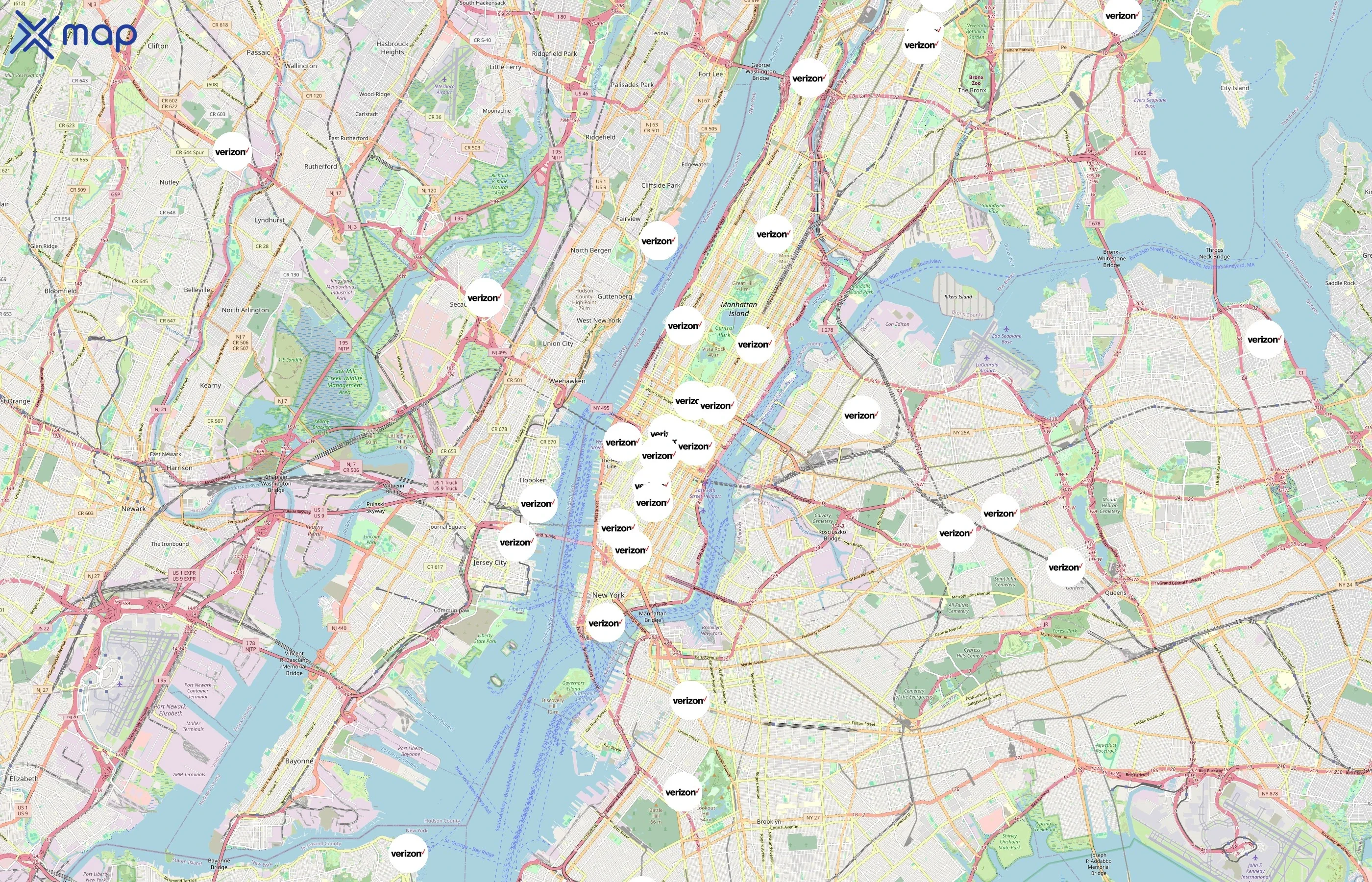 Verizon area coverage