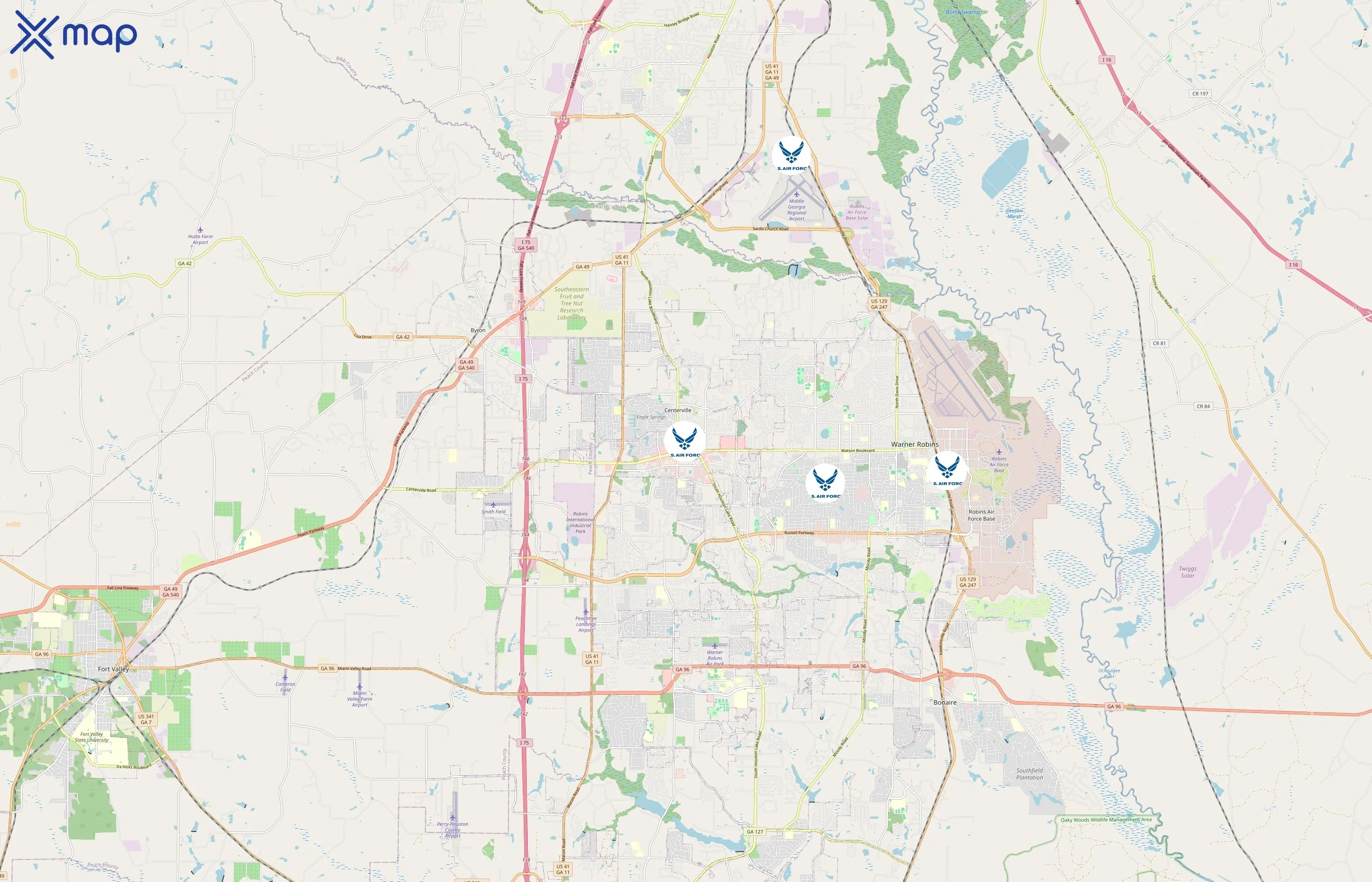 United States Air Force area coverage