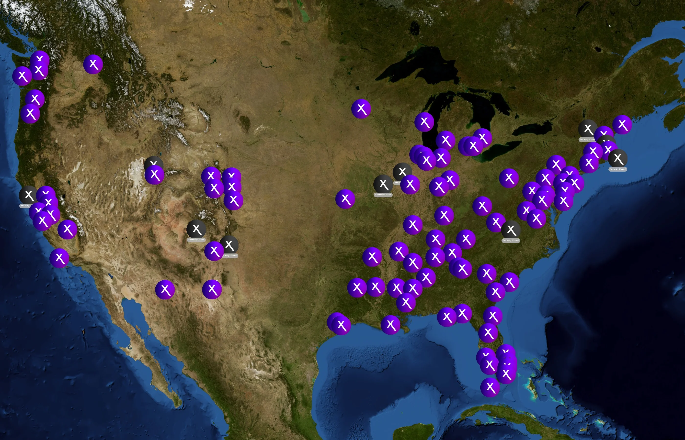 Xfinity state distribution