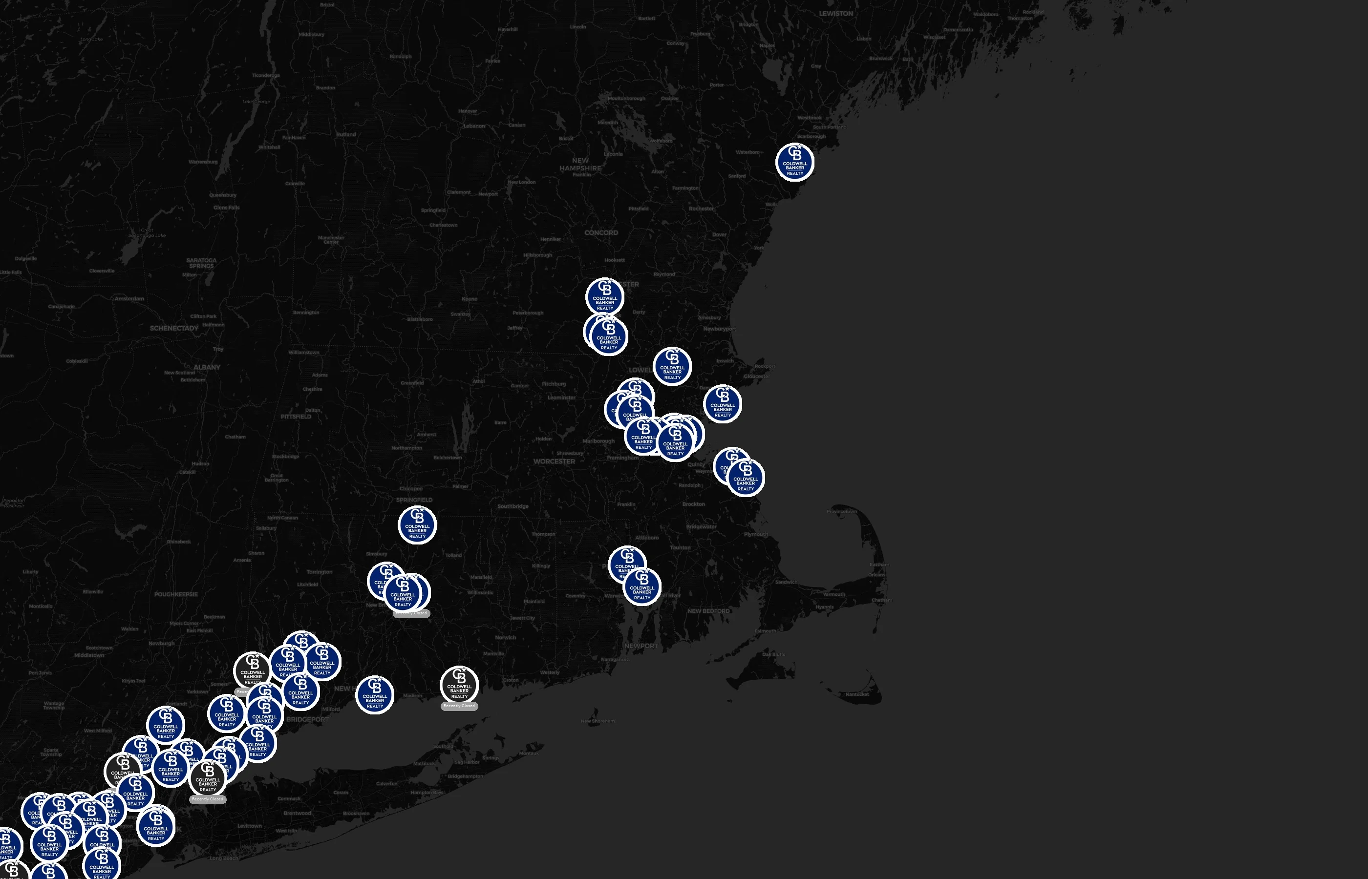 Coldwell Banker city distribution