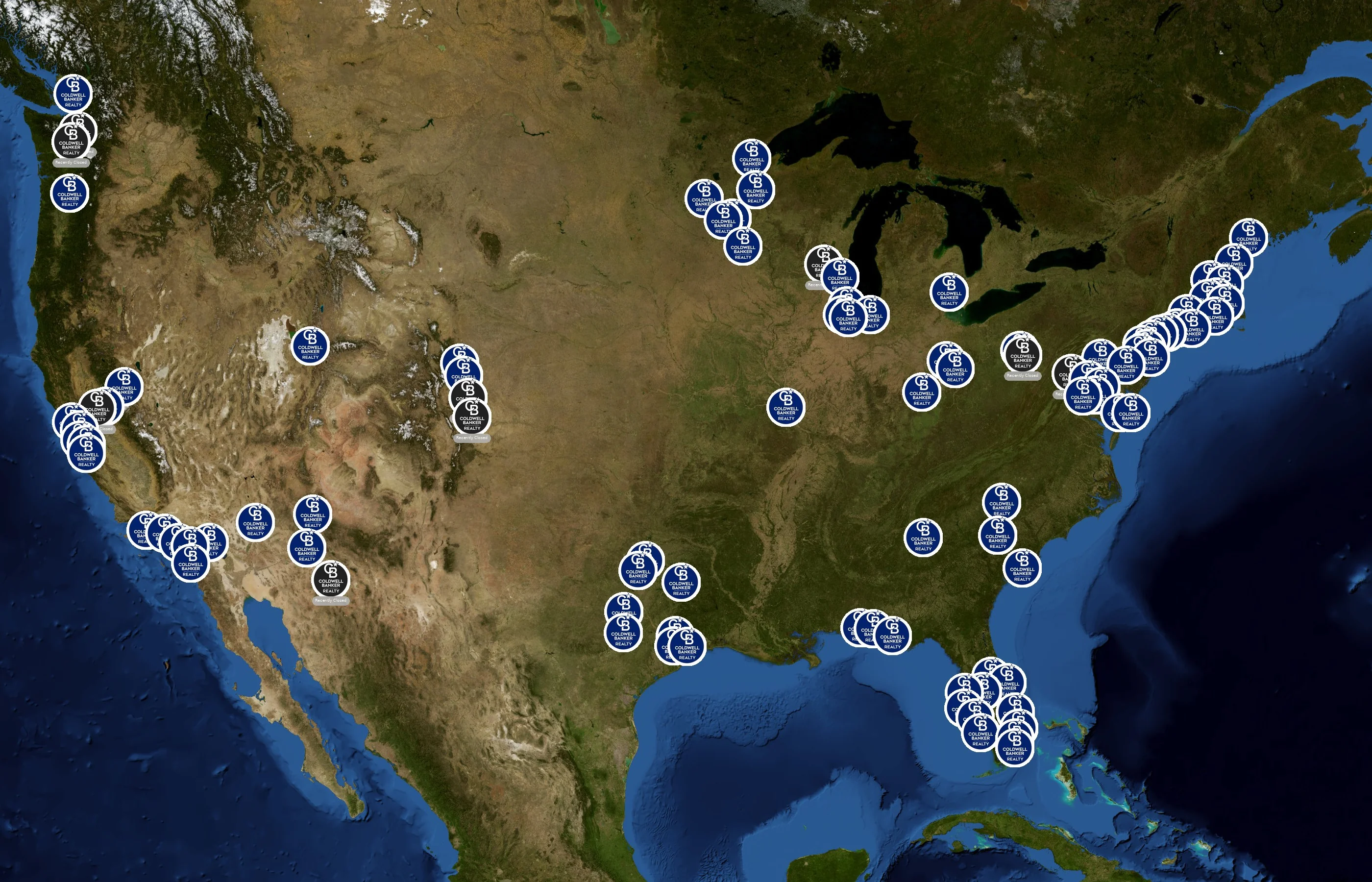 Coldwell Banker state distribution