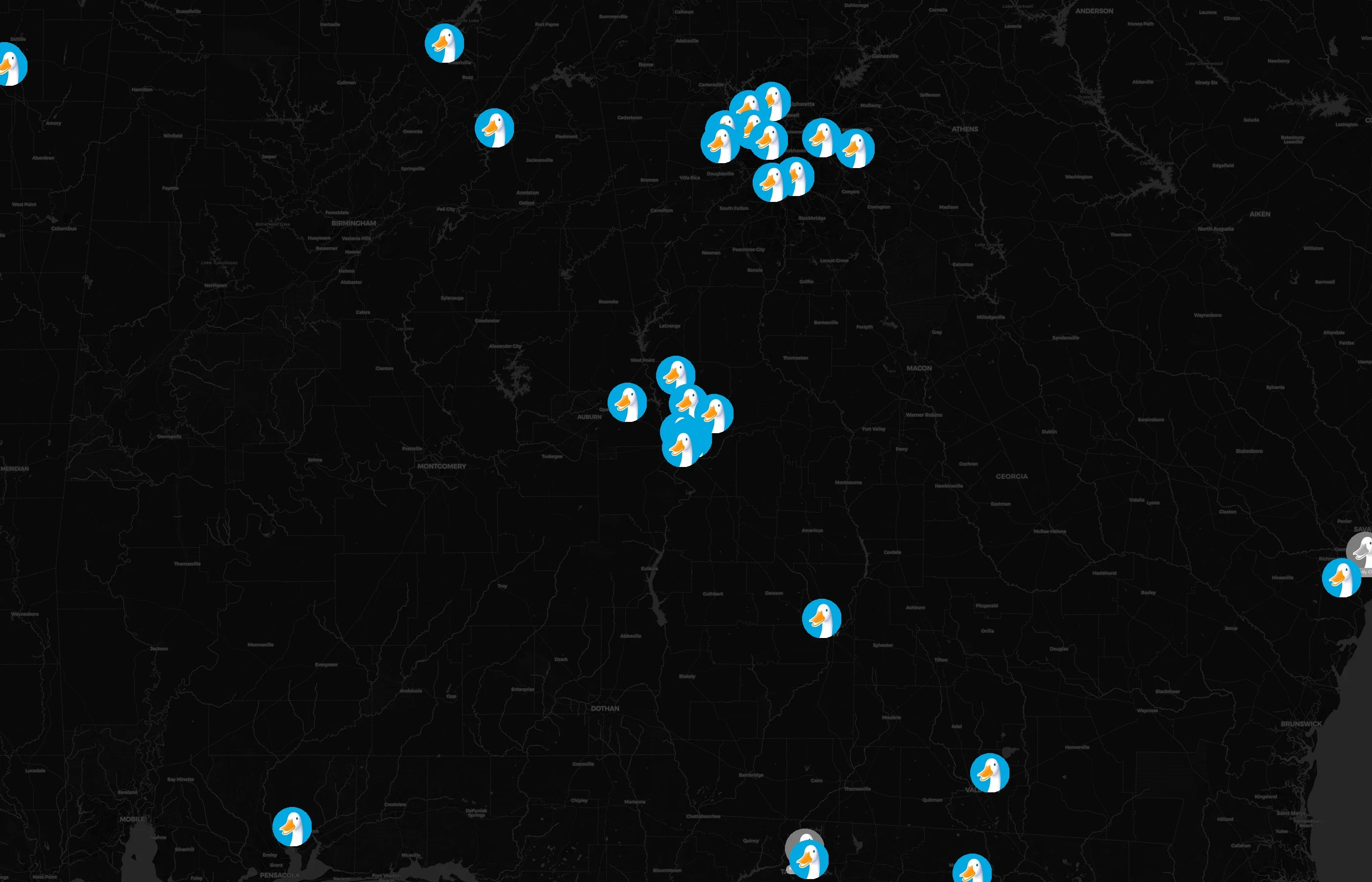 Aflac city distribution