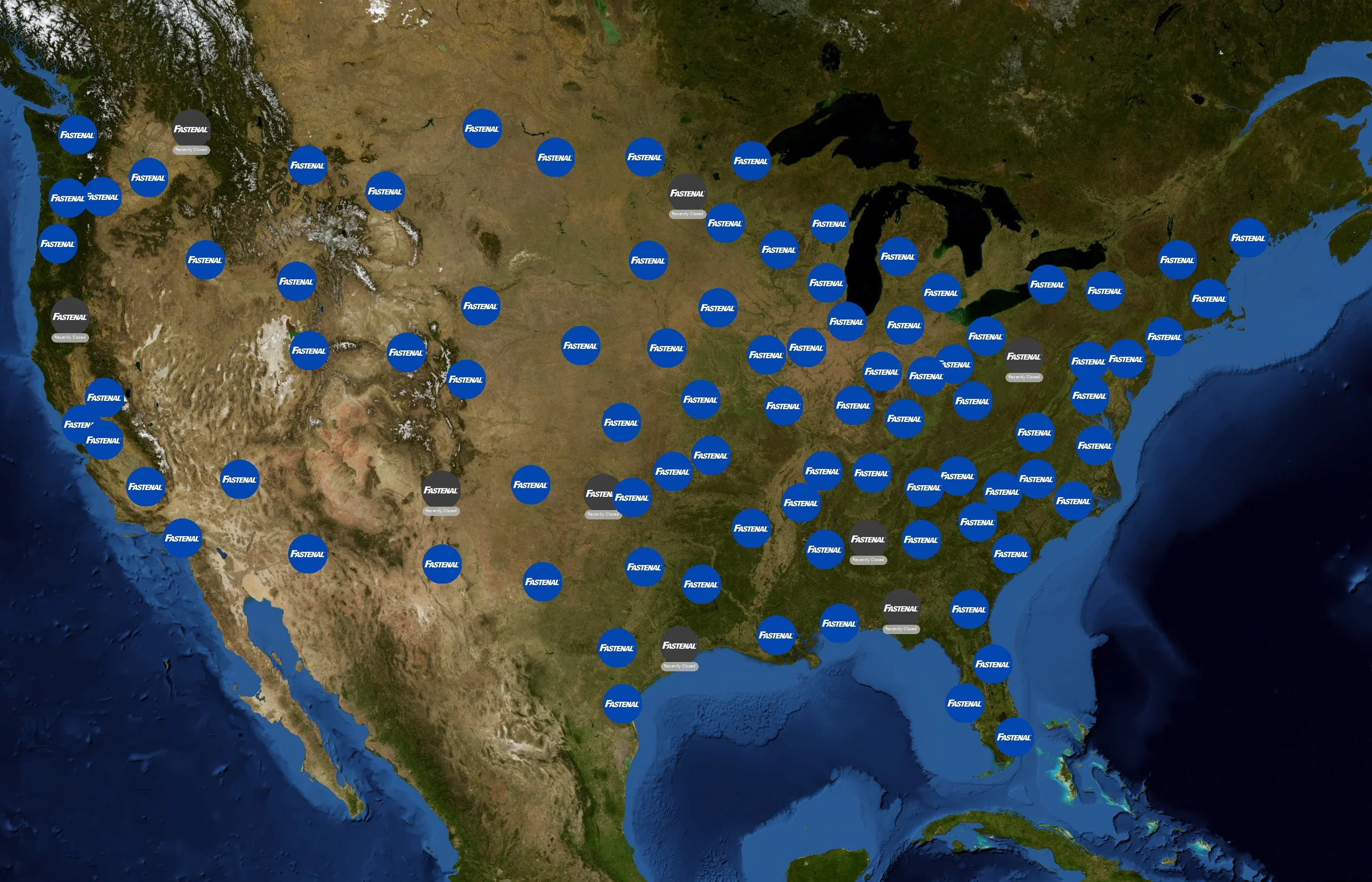 Fastenal state distribution