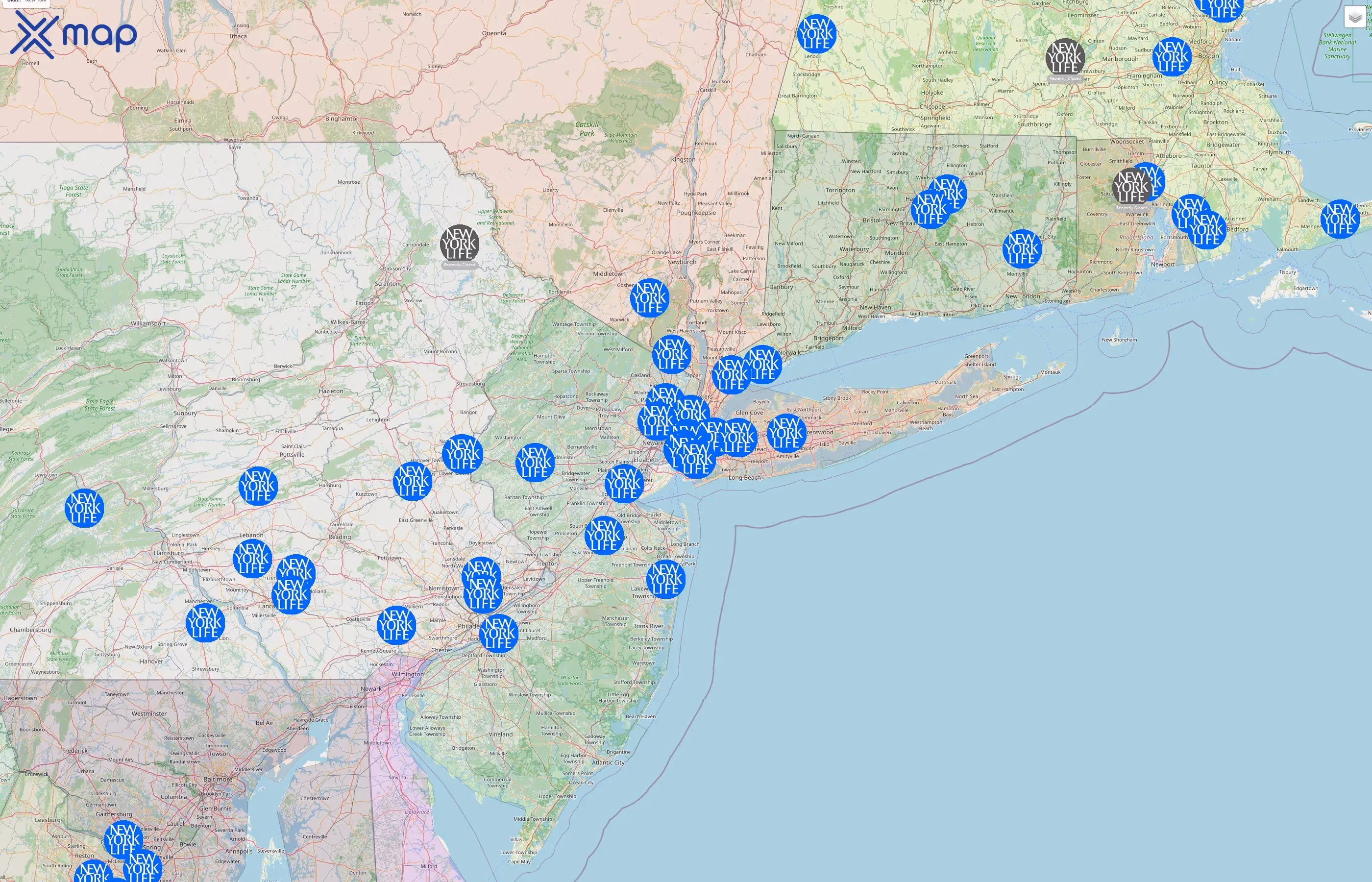 New York Life street hotspots